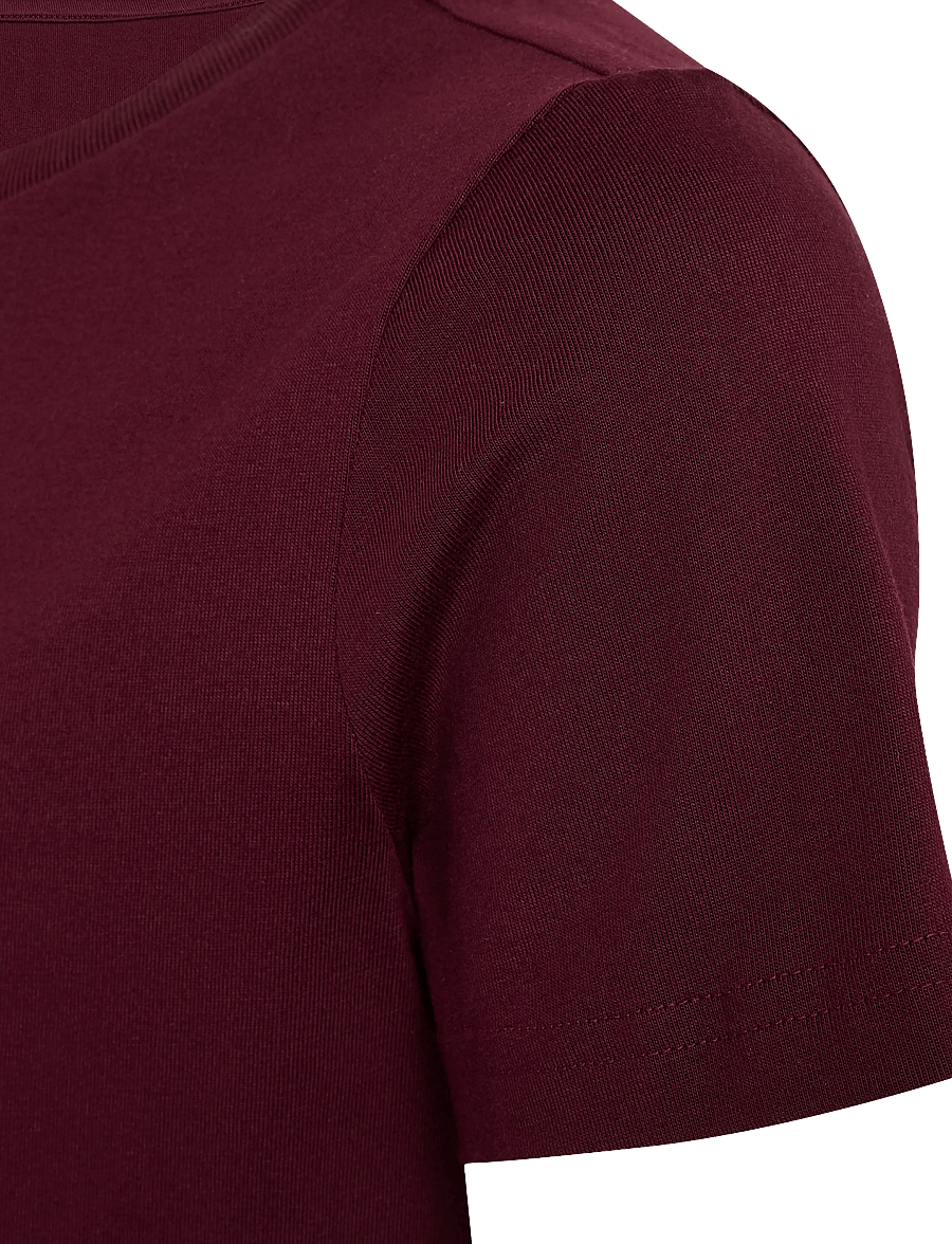 adidas Sportswear - JG GLAM T - sportoberteile - maroon - 4