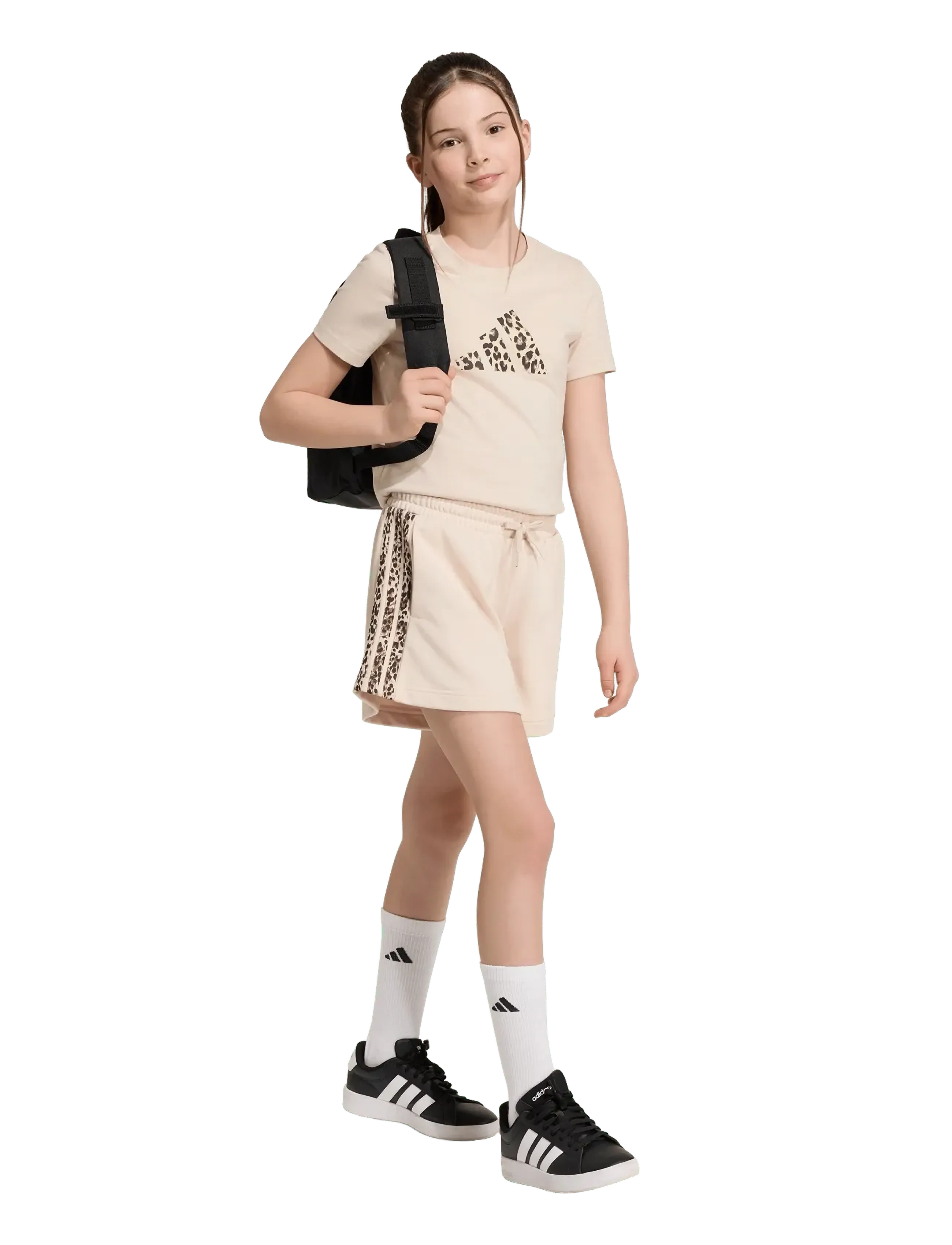 adidas Sportswear JG ANIMAL T - T-shirts - CRLI / cream