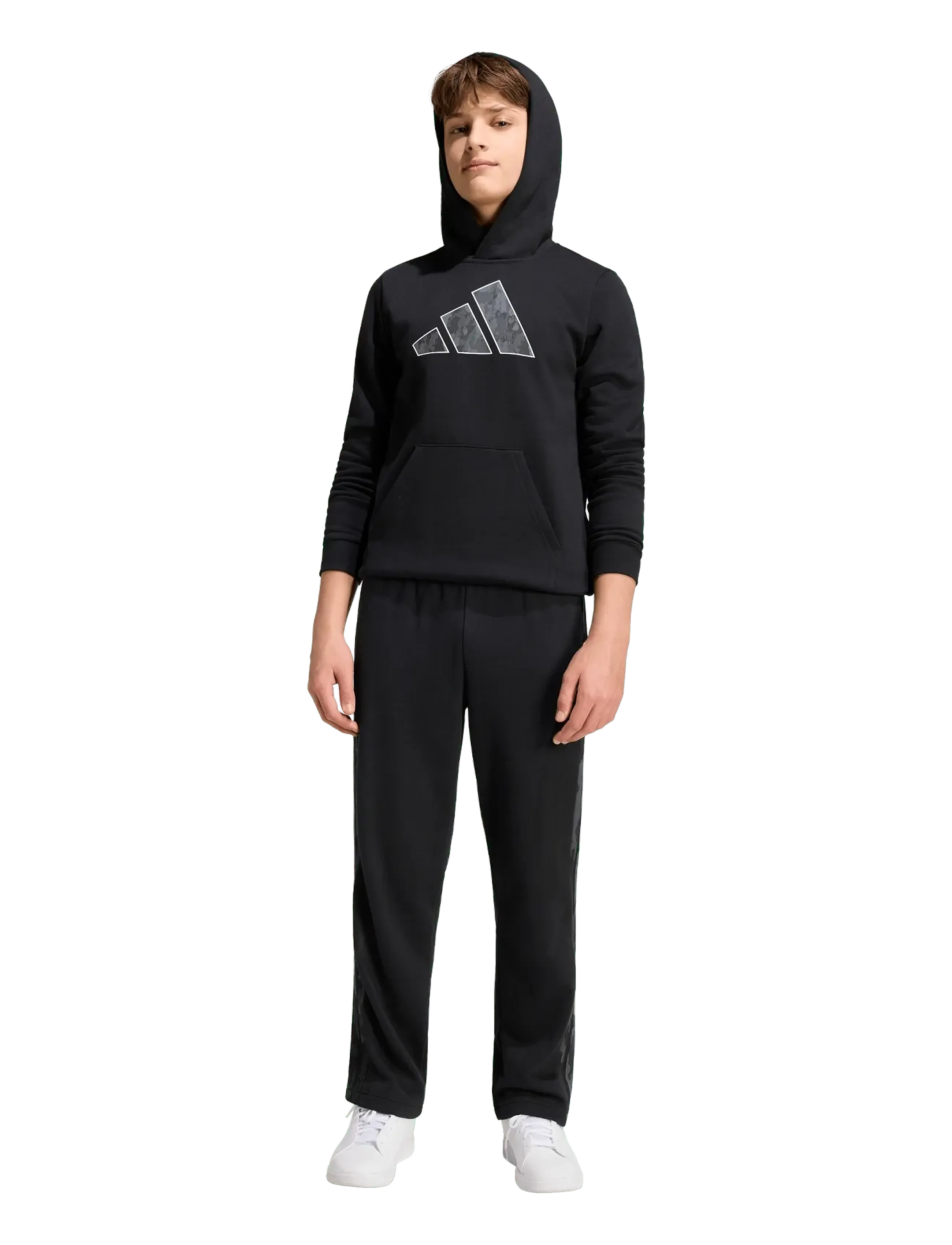 adidas Sportswear J Camo Hd, 128, Schwarz, Kinder