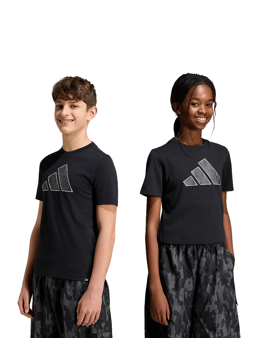 adidas Sportswear - J CAMO T - sportoberteile - black - 0