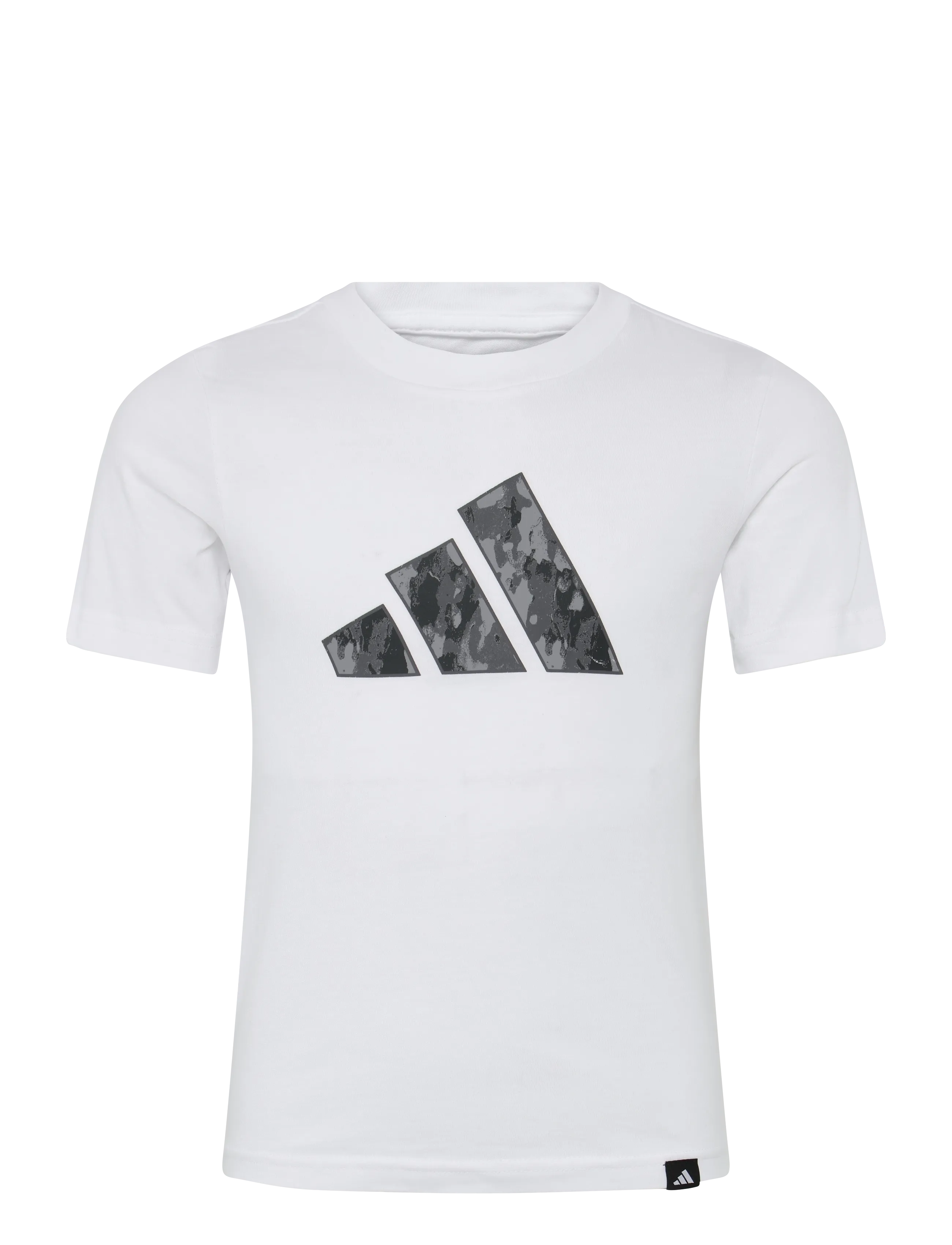 adidas Sportswear J Camo T, 128, T-shirts, Weiß - Sports Oberteile, Kinder