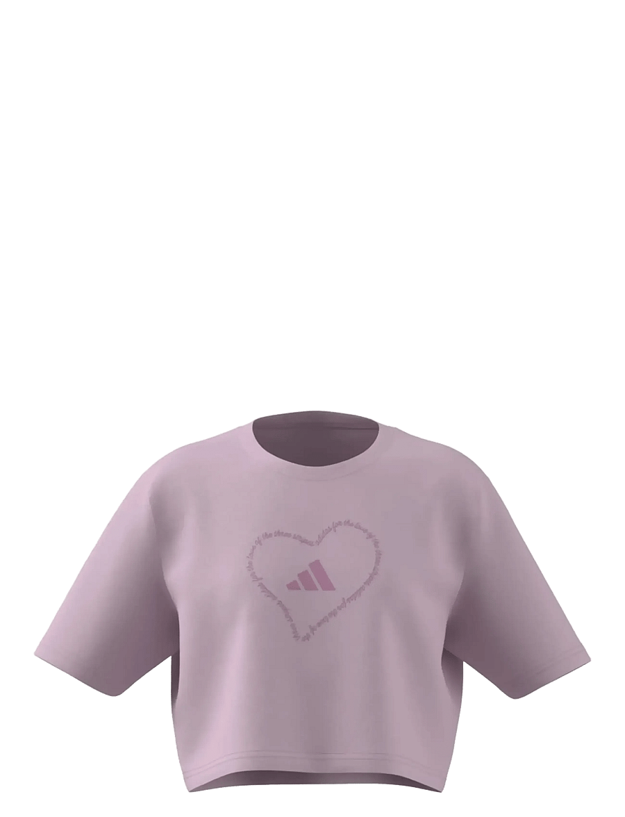 adidas Sportswear - JG SATIN T - kortärmade t-shirts - clpink - 1