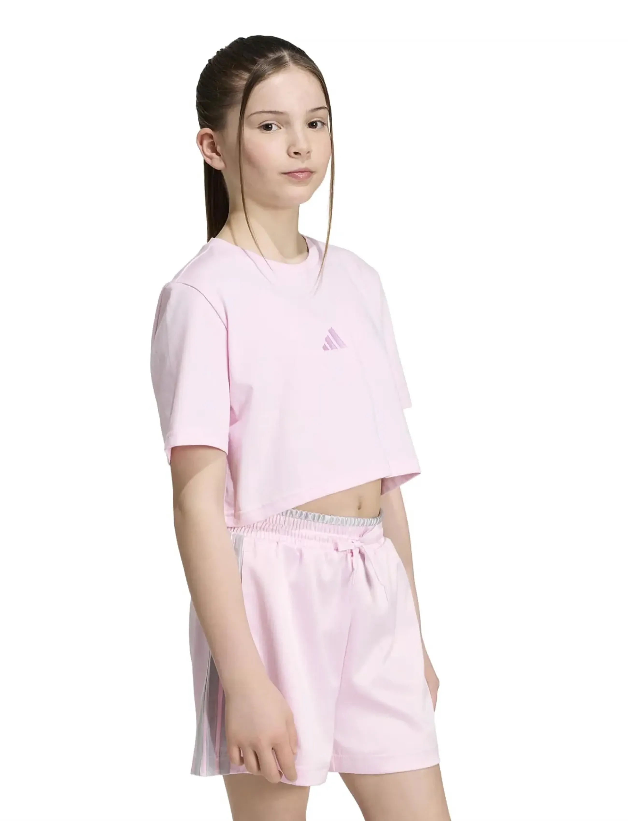 adidas Sportswear - JG SATIN T - kortärmade t-shirts - clpink - 0