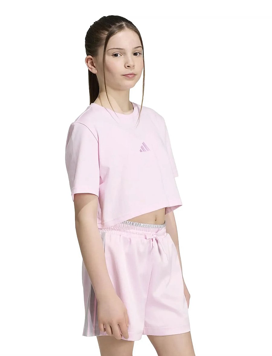 adidas Sportswear - JG SATIN T - kortärmade t-shirts - clpink - 0