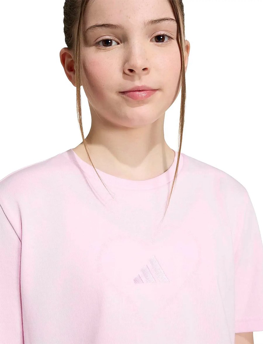 adidas Sportswear - JG SATIN T - kortärmade t-shirts - clpink - 3