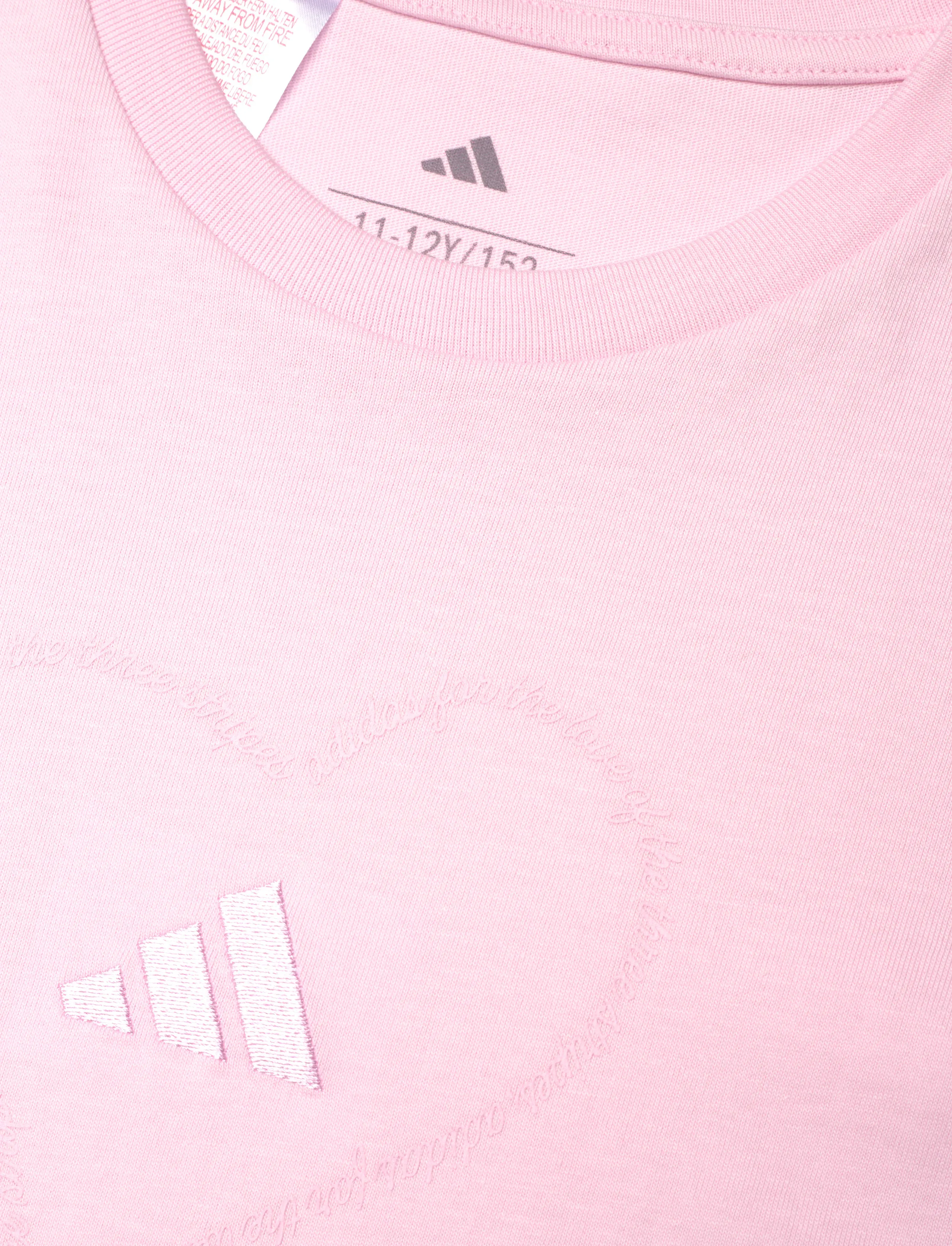 adidas Sportswear - JG SATIN T - kortärmade t-shirts - clpink - 5