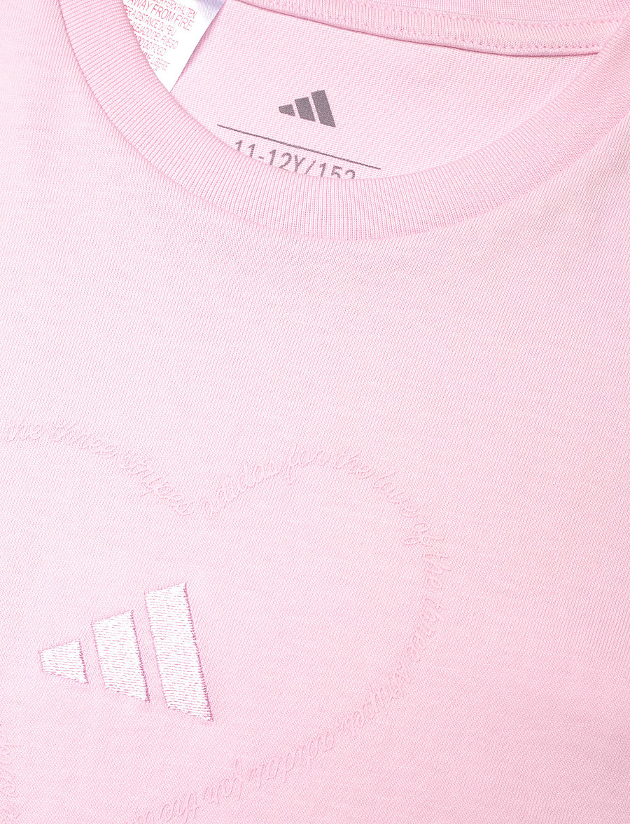 adidas Sportswear - JG SATIN T - kortärmade t-shirts - clpink - 5