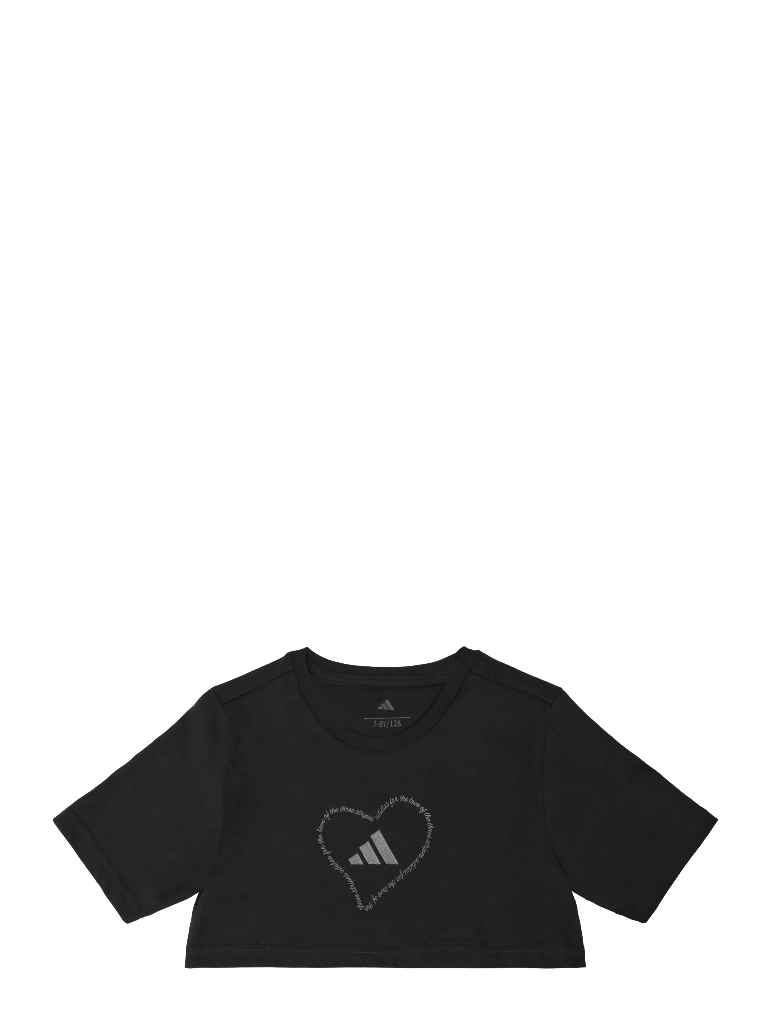 adidas Sportswear JG SATIN T - Kleidung - BLACK / black