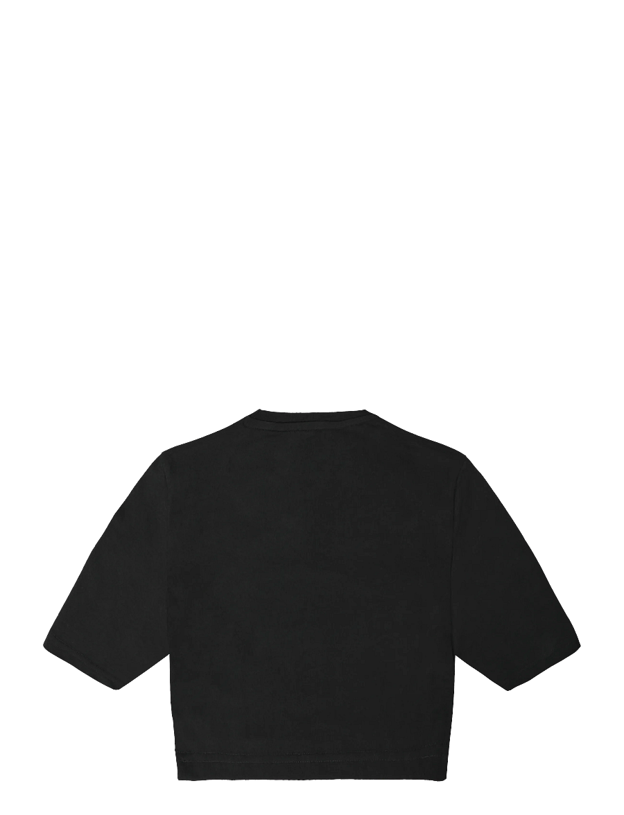 adidas Sportswear - JG SATIN T - kurzärmelig - black - 2