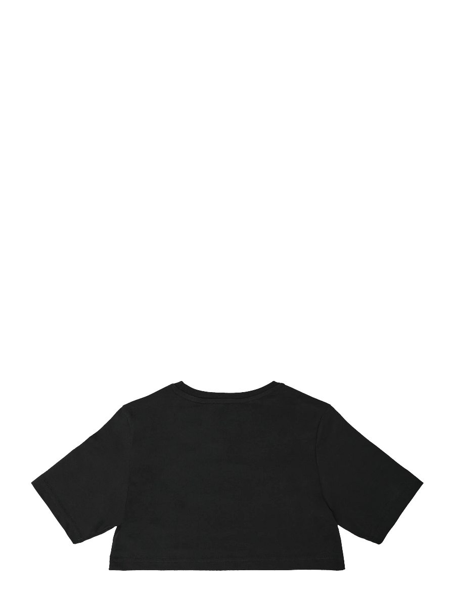 adidas Sportswear - JG SATIN T - short-sleeved t-shirts - black - 2