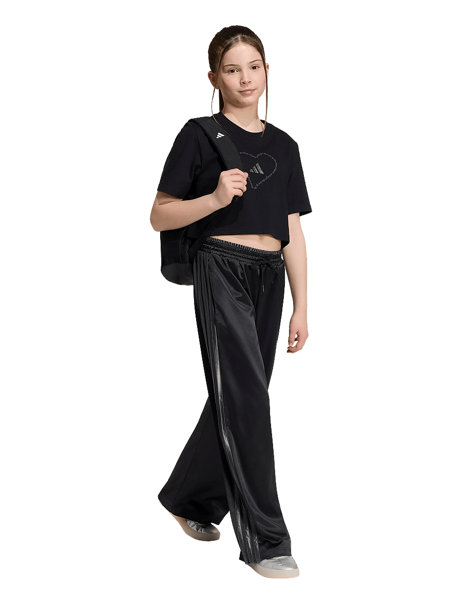adidas Sportswear - JG SATIN T - lühikeste varrukatega t-särgid - black - 0