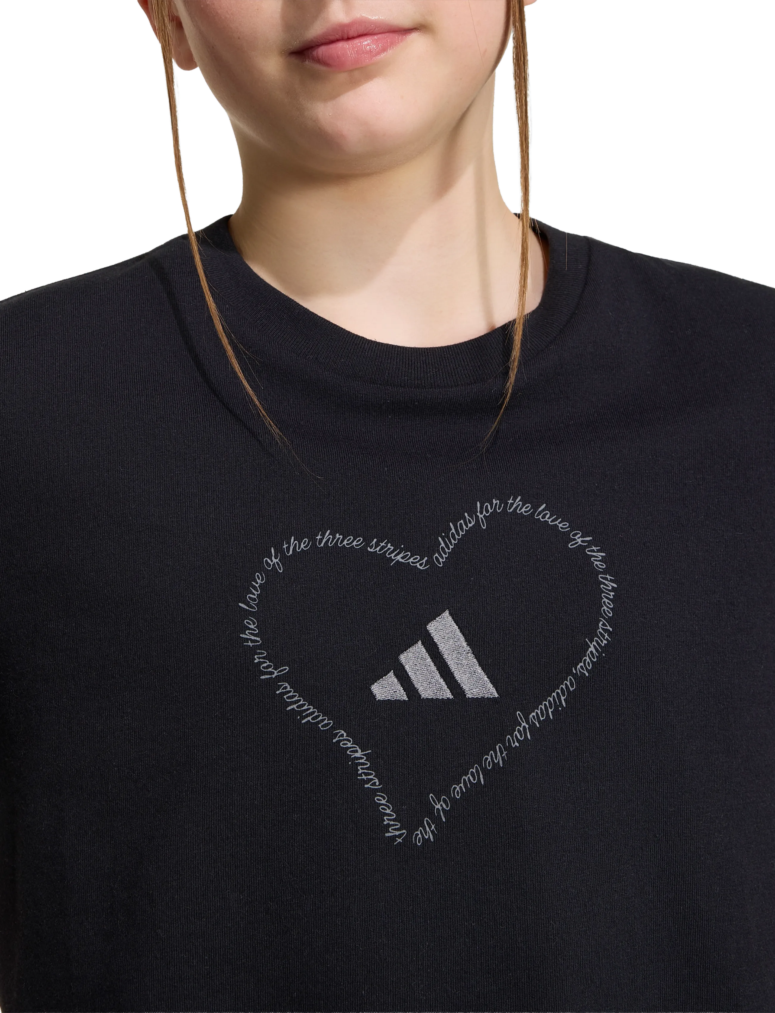 adidas Sportswear - JG SATIN T - black - 3