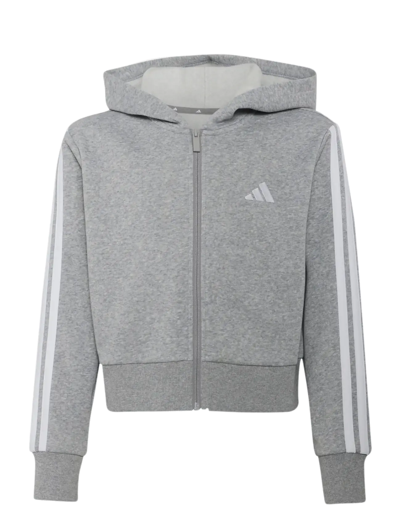 adidas Sportswear - JG 3S FL TS 240 - sportiniai kostiumai - mgreyh/white - 2