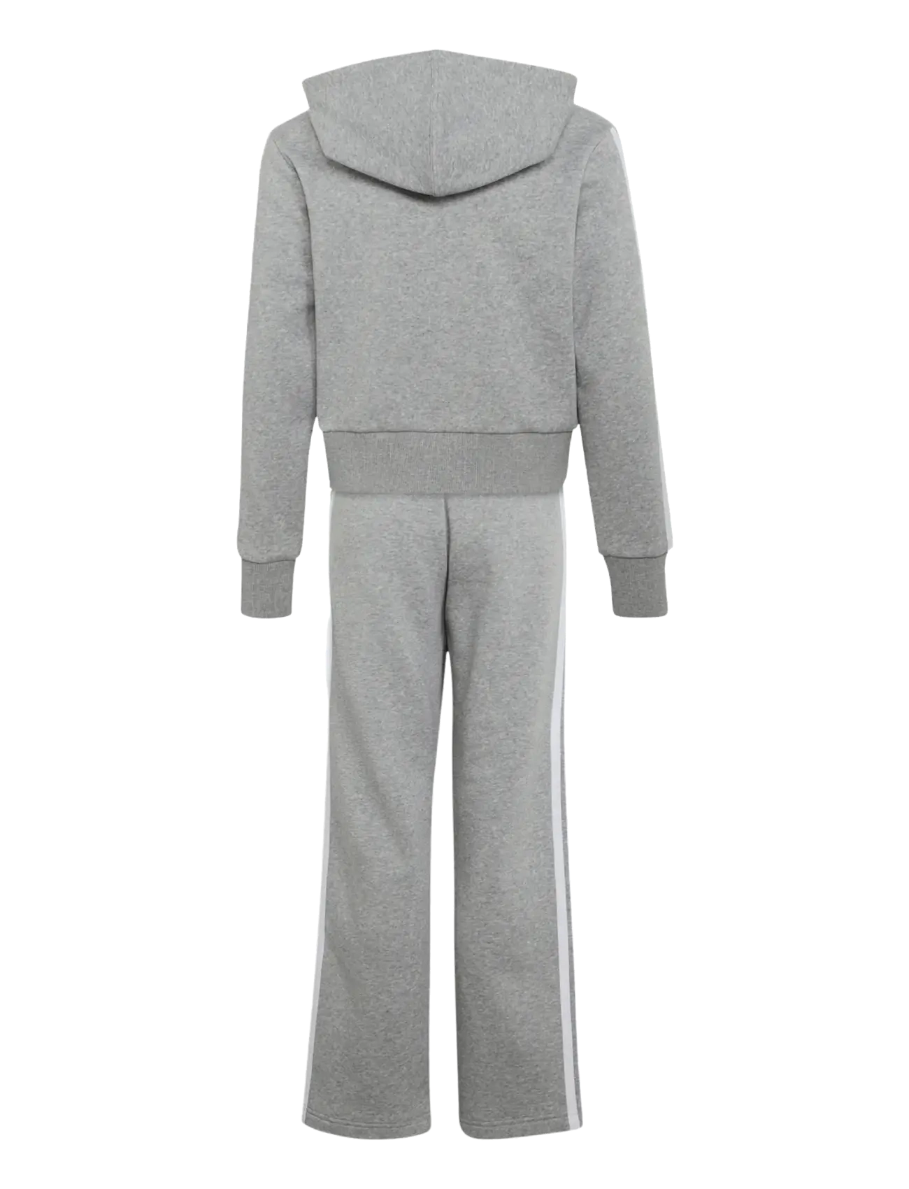adidas Sportswear - JG 3S FL TS 240 - sportiniai kostiumai - mgreyh/white - 3
