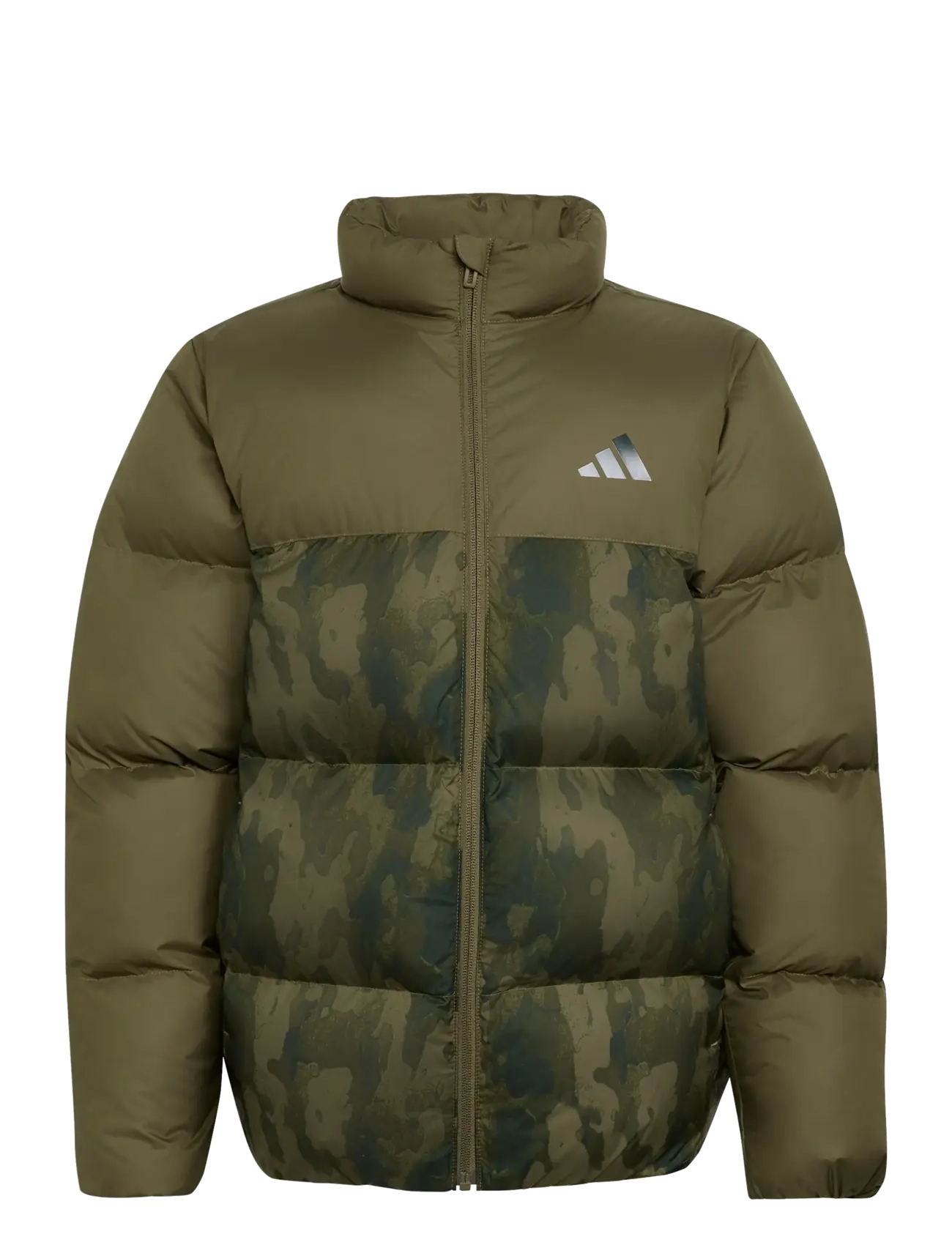 adidas Sportswear J SD AOP JKT - Overtøj - OLISTR/NGTCAR/JUNINK/ / khaki/green