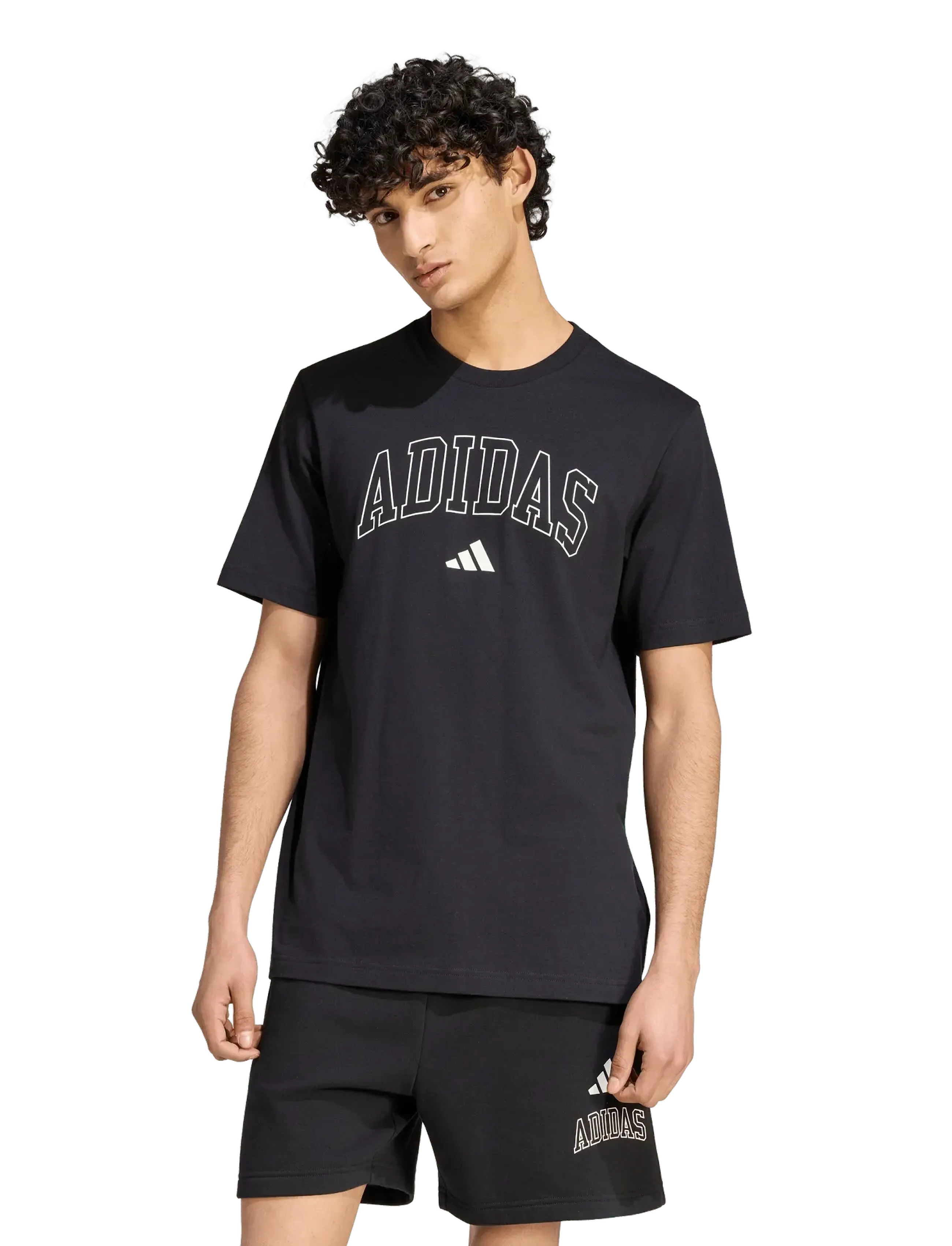 adidas Sportswear - M COLLEGIATE T - t-shirts - black - 5