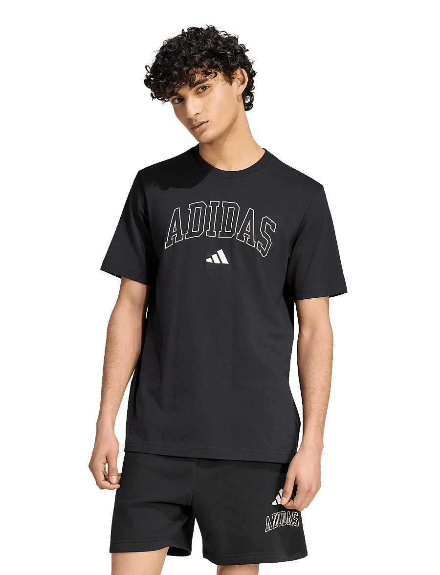 adidas Sportswear - M COLLEGIATE T - t-shirts - black - 5
