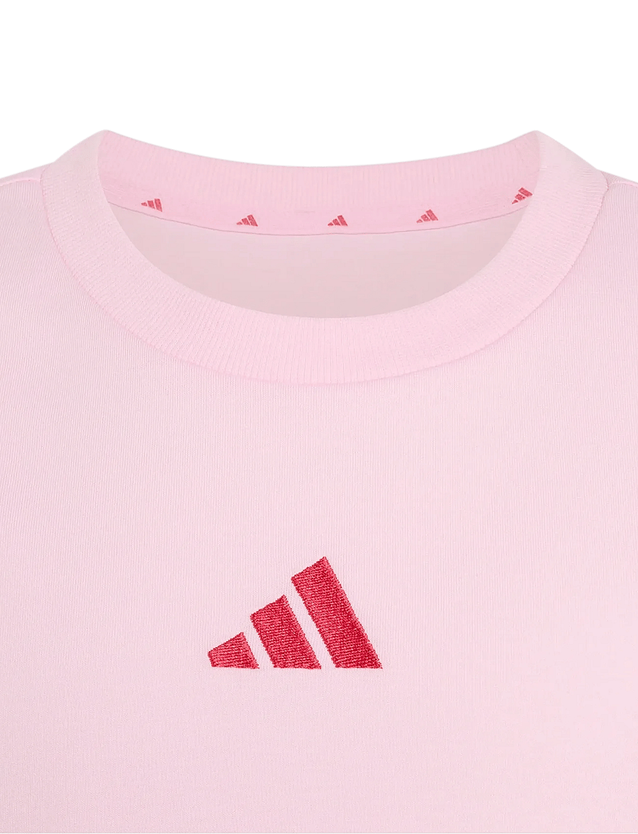 adidas Sportswear - JG 3S TEE 160 - kortærmede t-shirts - clpink/powpnk - 4