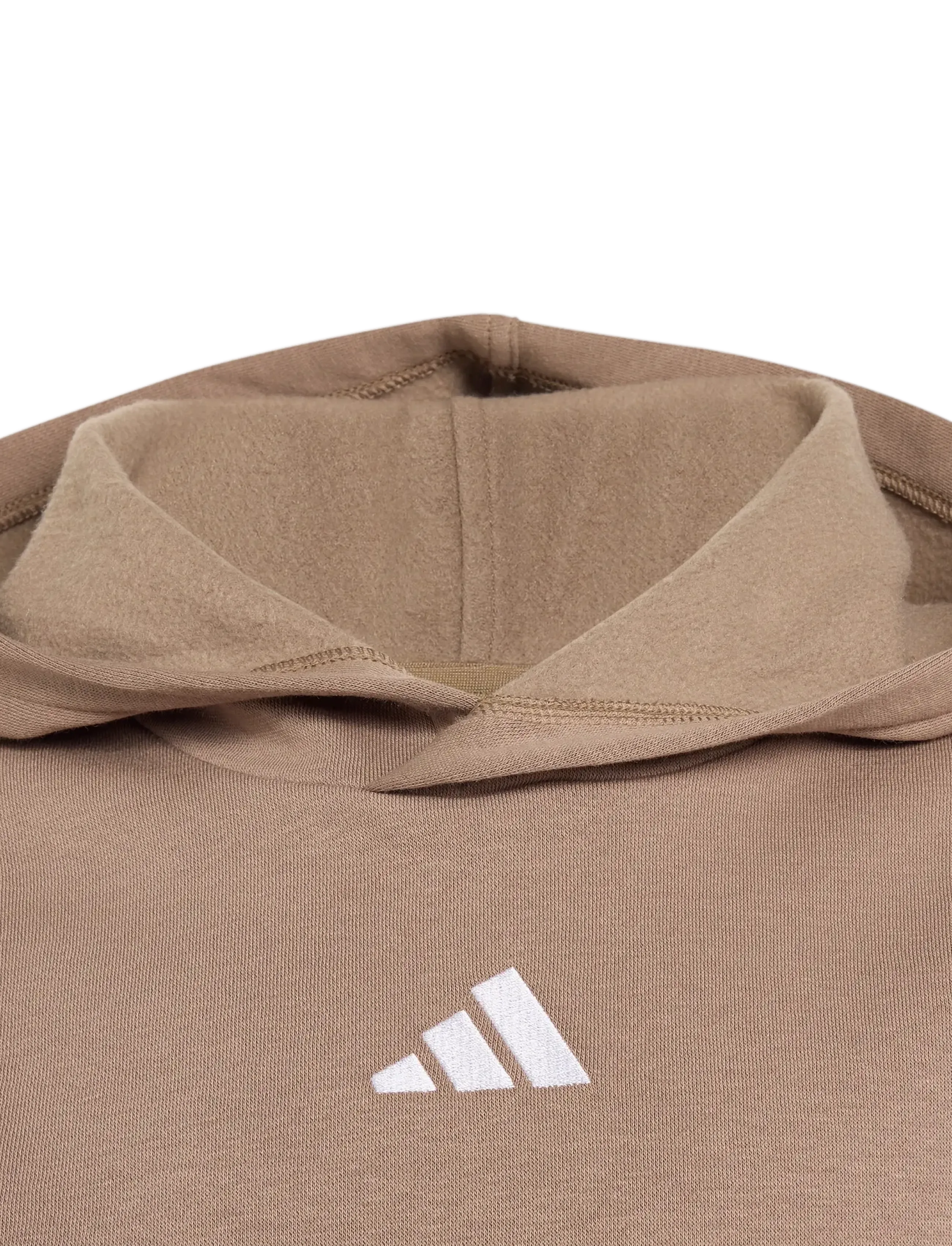adidas Sportswear - J 3S FL HD 225 - kapuzenpullover - khasix/white - 2
