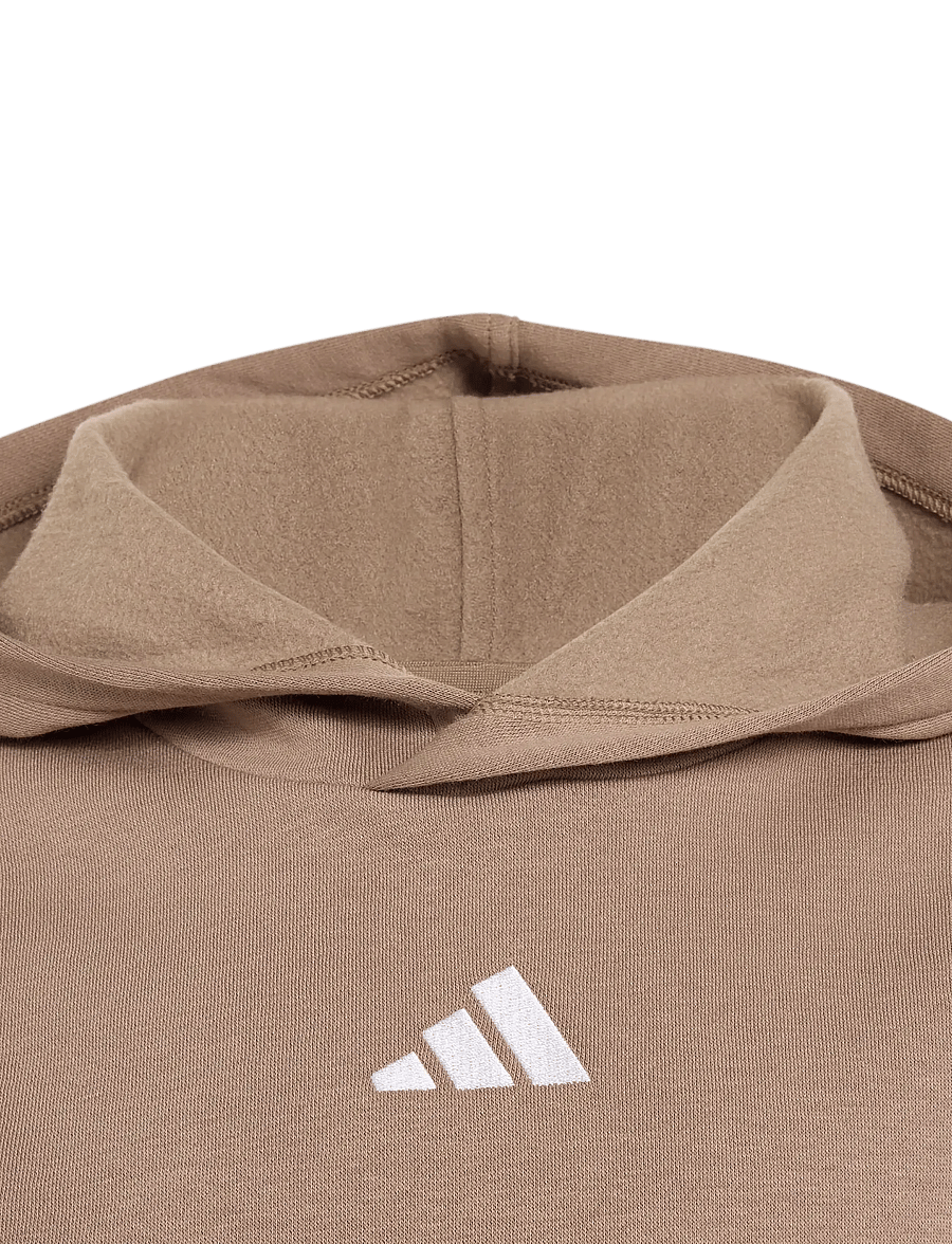 adidas Sportswear - J 3S FL HD 225 - kapuzenpullover - khasix/white - 2