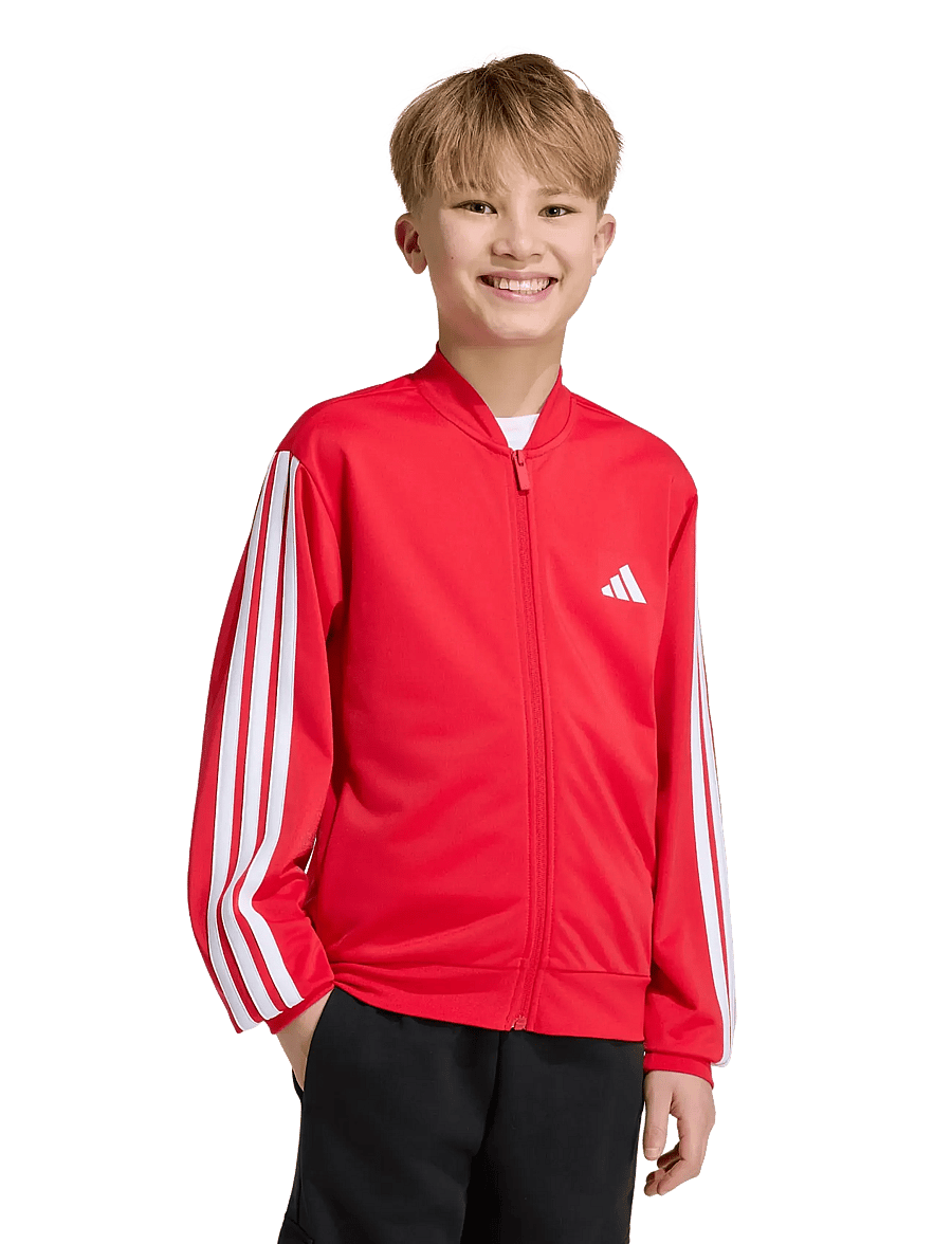 adidas Sportswear - J 3S FZ TR TT - sweats - purrub/white - 4
