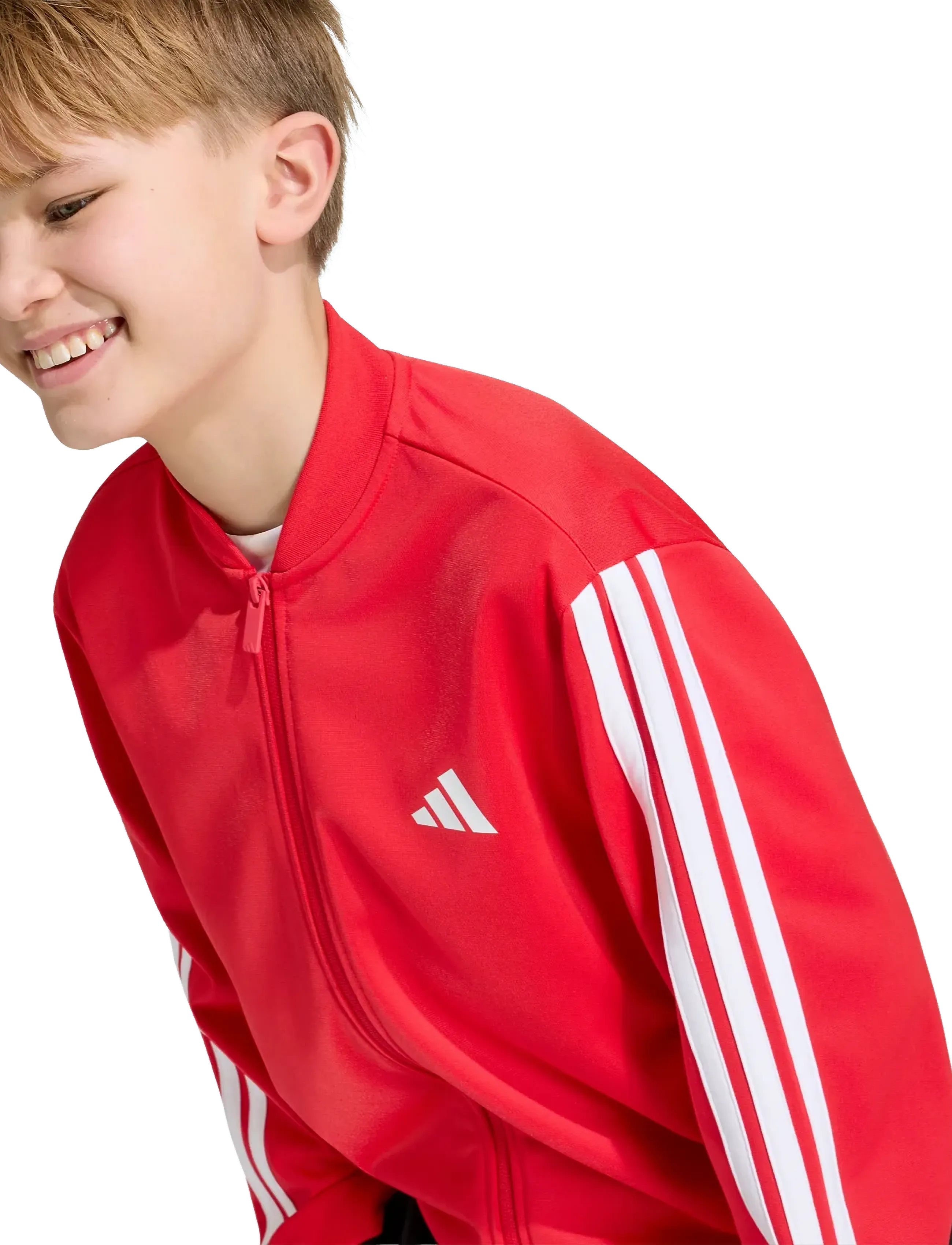adidas Sportswear - J 3S FZ TR TT - sweats - purrub/white - 5