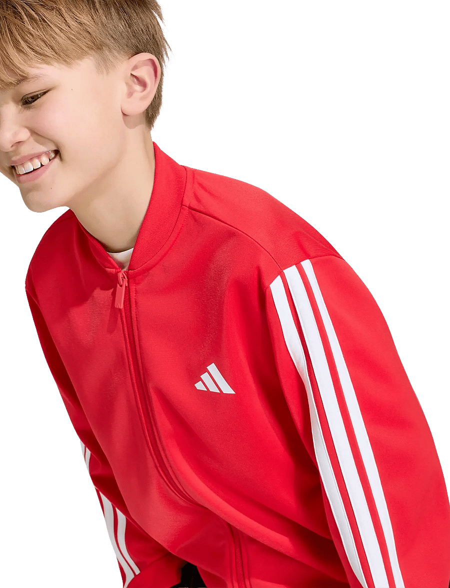 adidas Sportswear - J 3S FZ TR TT - sweats - purrub/white - 5