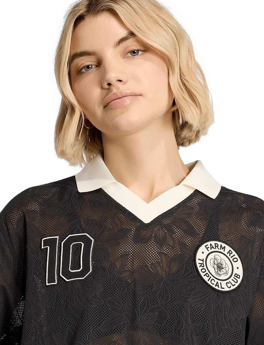 adidas Sportswear - FARM PRM JERSEY - skjorter - black/crewht - 2