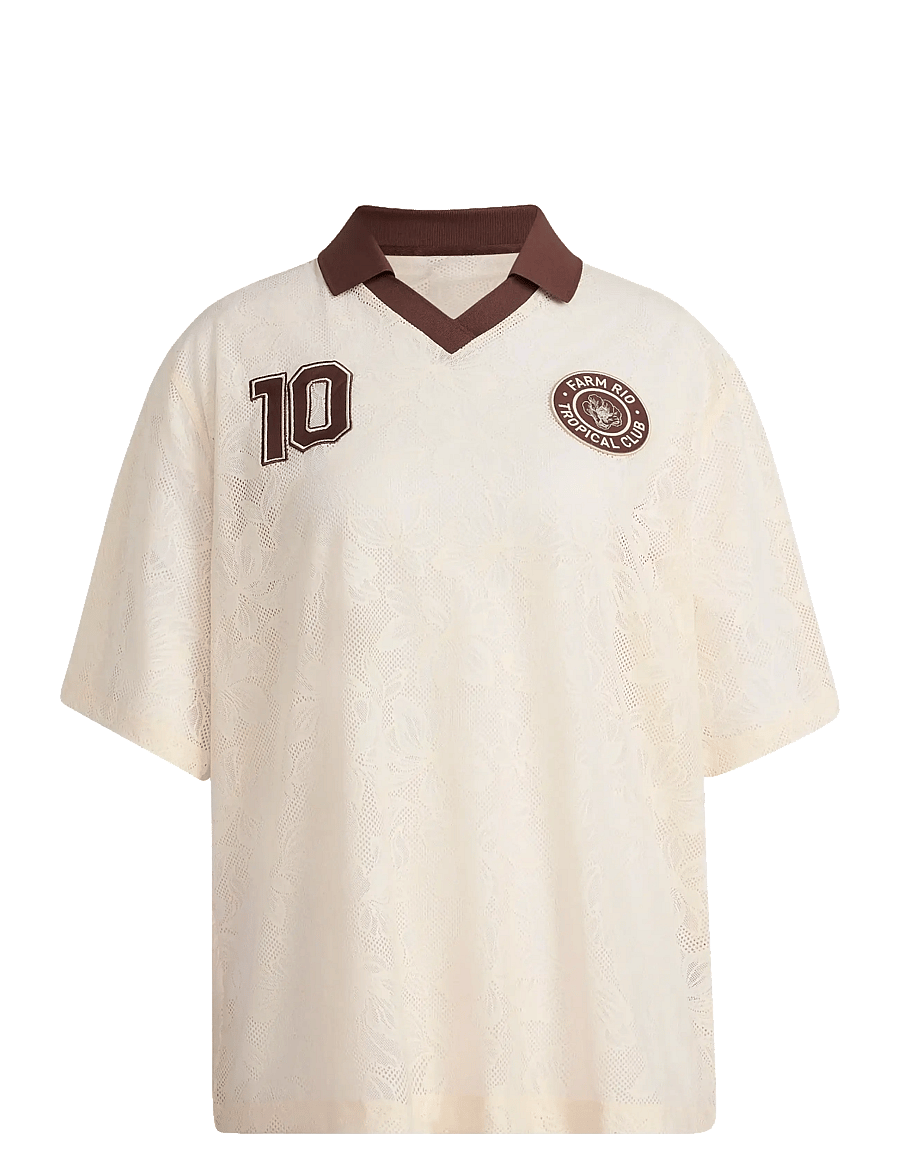 adidas Sportswear - FARM PRM JERSEY - skjorter - ecrtin/auburn - 1