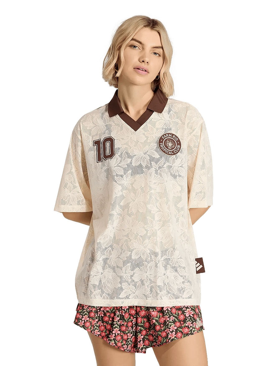 adidas Sportswear - FARM PRM JERSEY - skjorter - ecrtin/auburn - 5