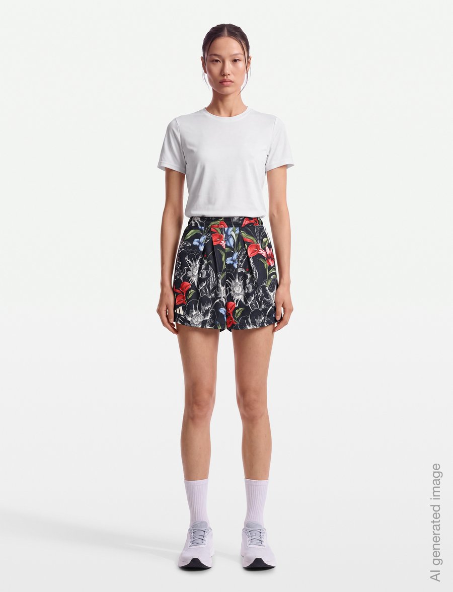 adidas Sportswear - FARM PRM SHORTS - freizeit shorts - black/crewht/cragrn - 0