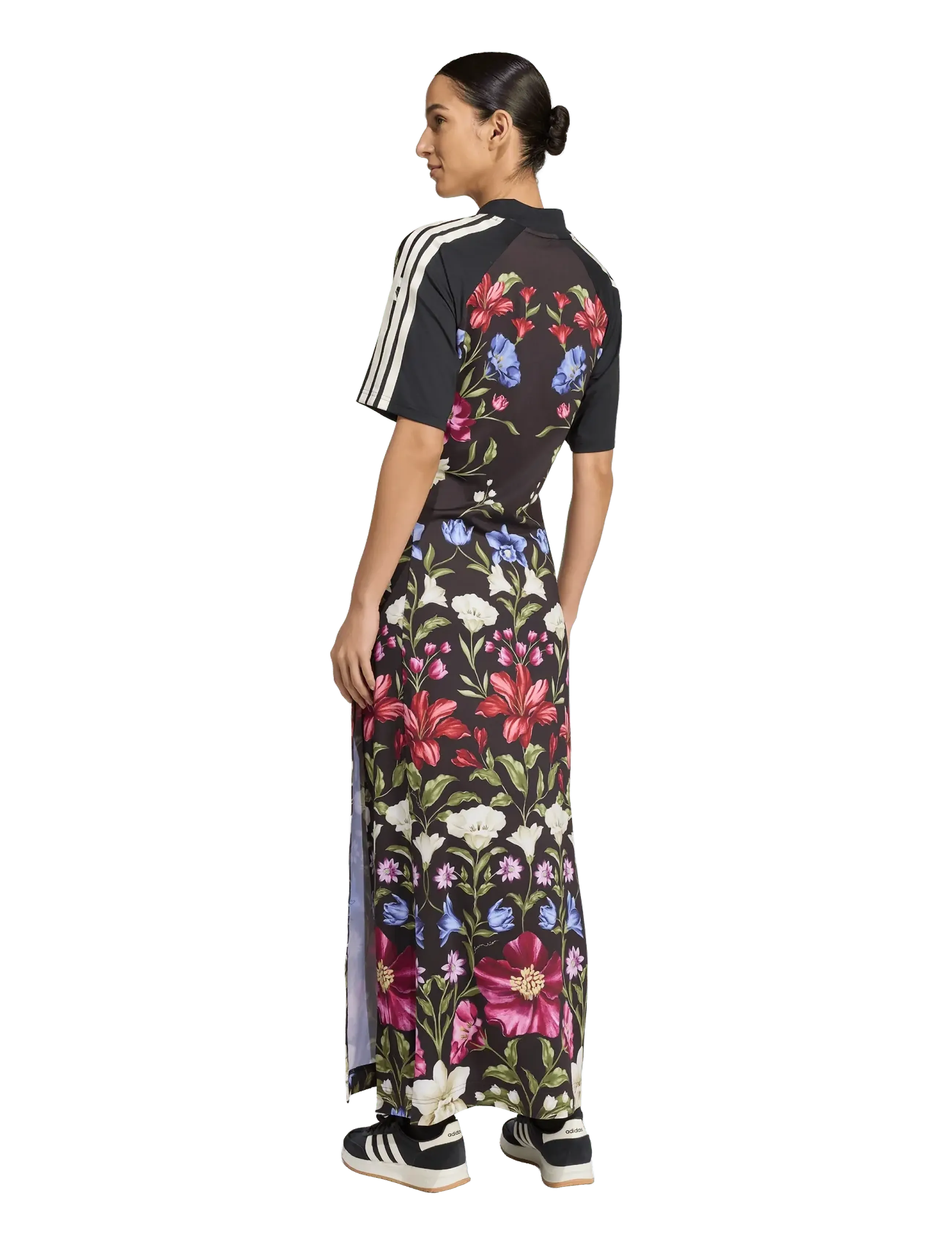 adidas Sportswear - FARM PRM DRESS - kjoler & nederdele - black/crewht/cragrn - 4