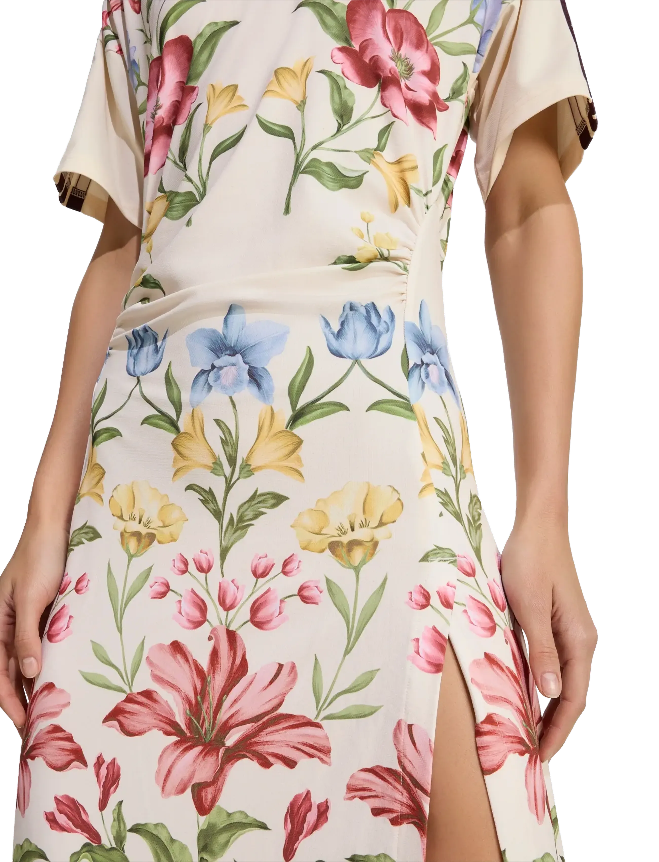 adidas Sportswear - FARM PRM DRESS - kleidid ja seelikud - ecrtin/shabrn/cragrn - 3