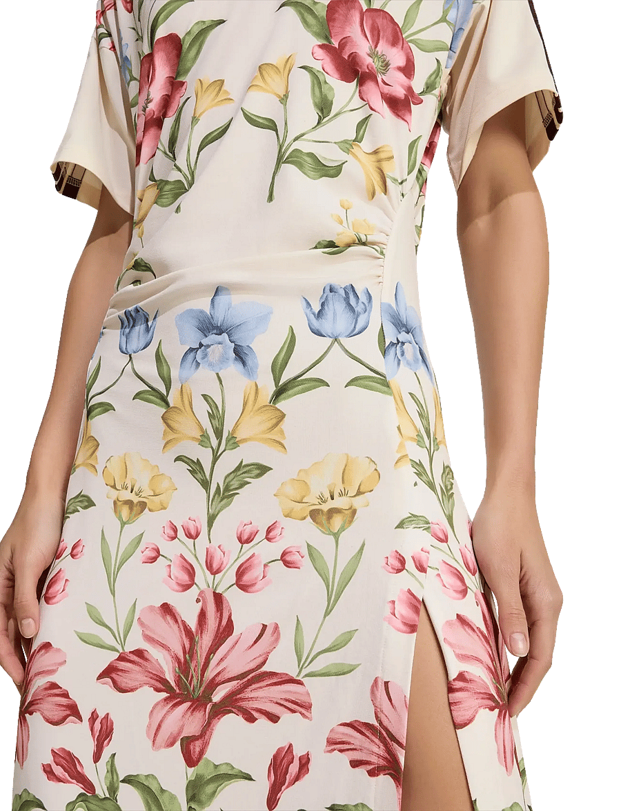 adidas Sportswear - FARM PRM DRESS - kleidid ja seelikud - ecrtin/shabrn/cragrn - 3