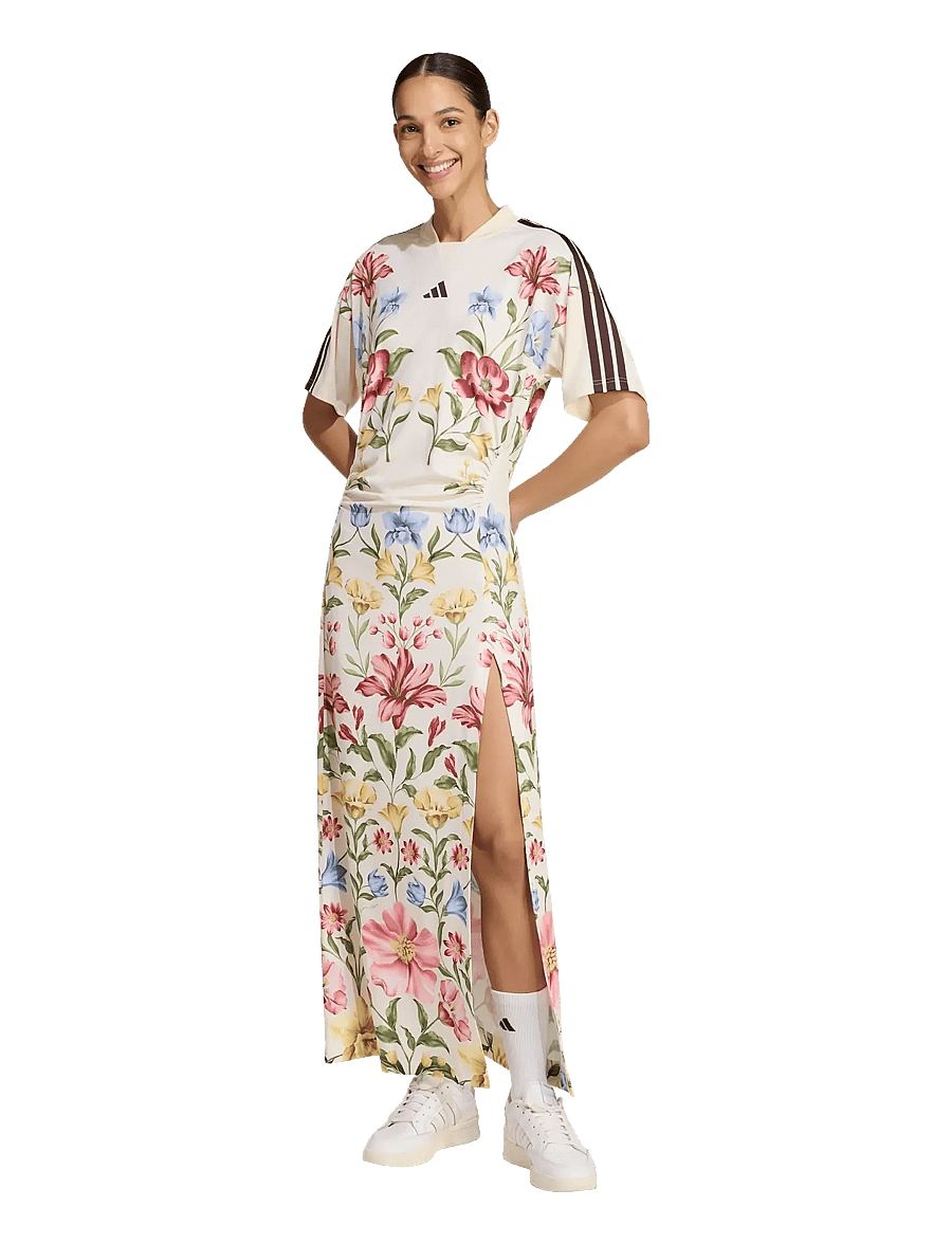 adidas Sportswear - FARM PRM DRESS - kleidid ja seelikud - ecrtin/shabrn/cragrn - 4