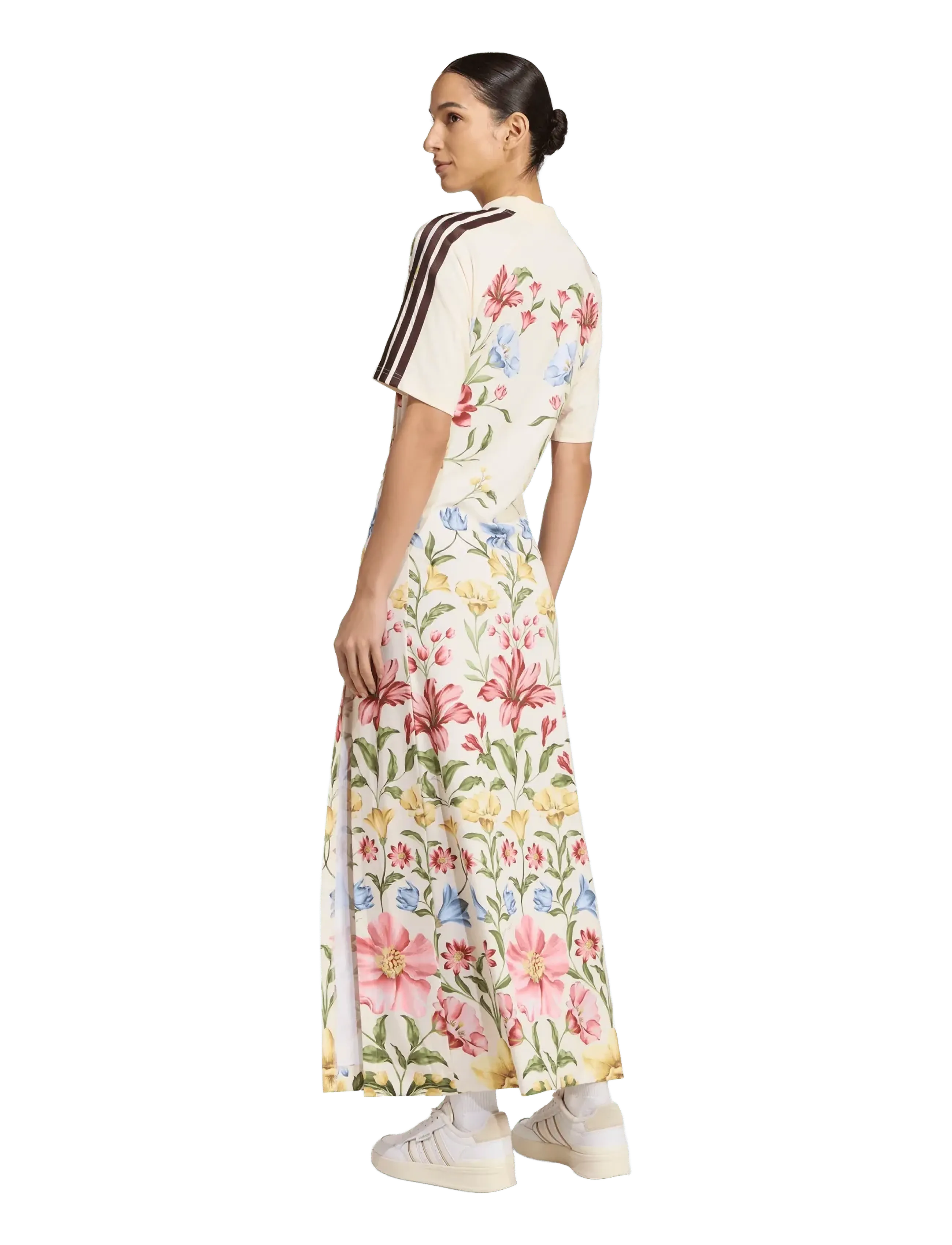 adidas Sportswear - FARM PRM DRESS - kleidid ja seelikud - ecrtin/shabrn/cragrn - 5