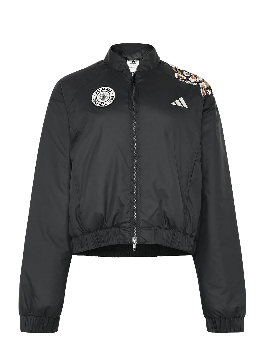 adidas Sportswear - FARM BMBR JKT - casual jackor - black/crewht - 0