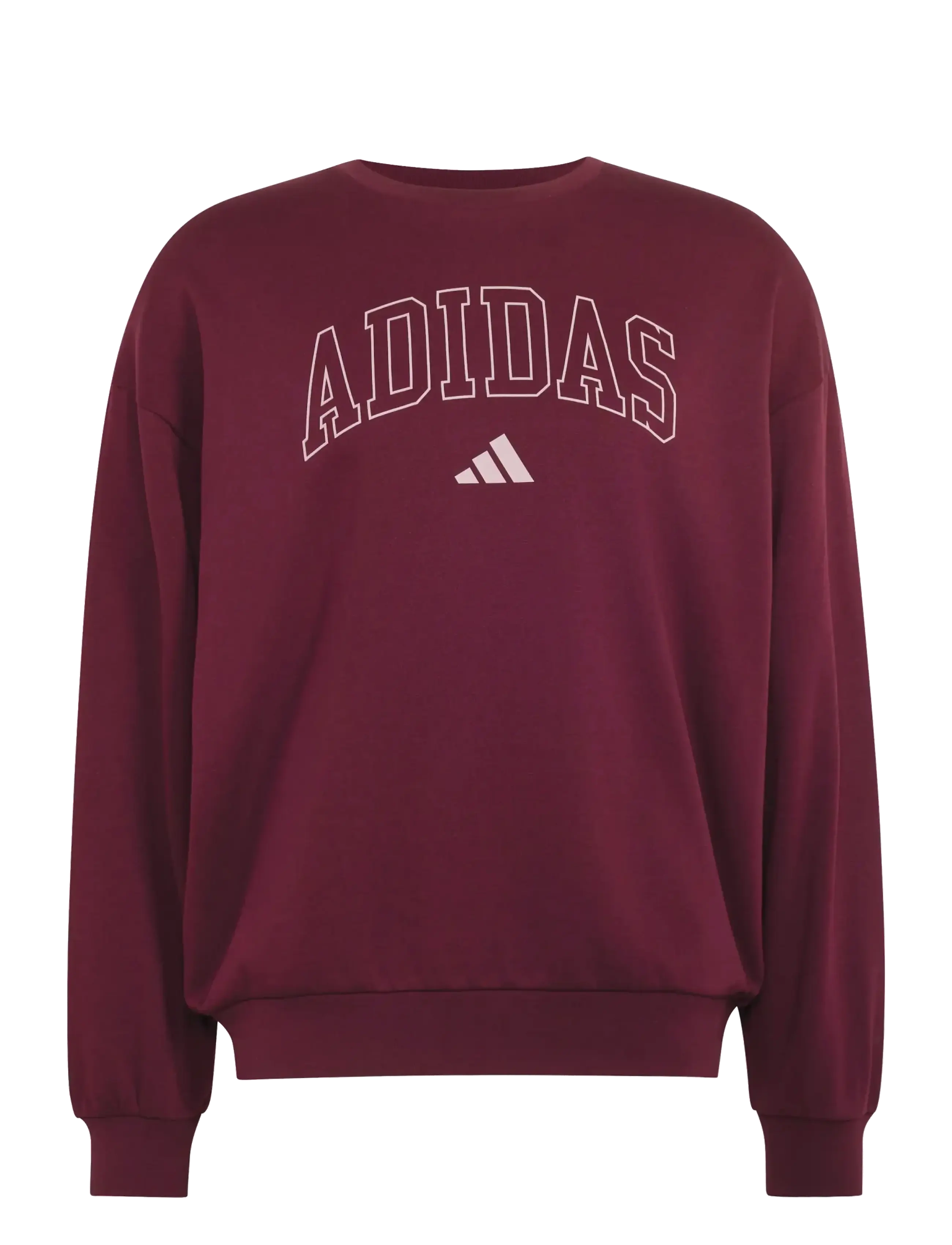 adidas Sportswear M COLL FL CRW - Kleidung - MAROON/MAGMAU / burgundy