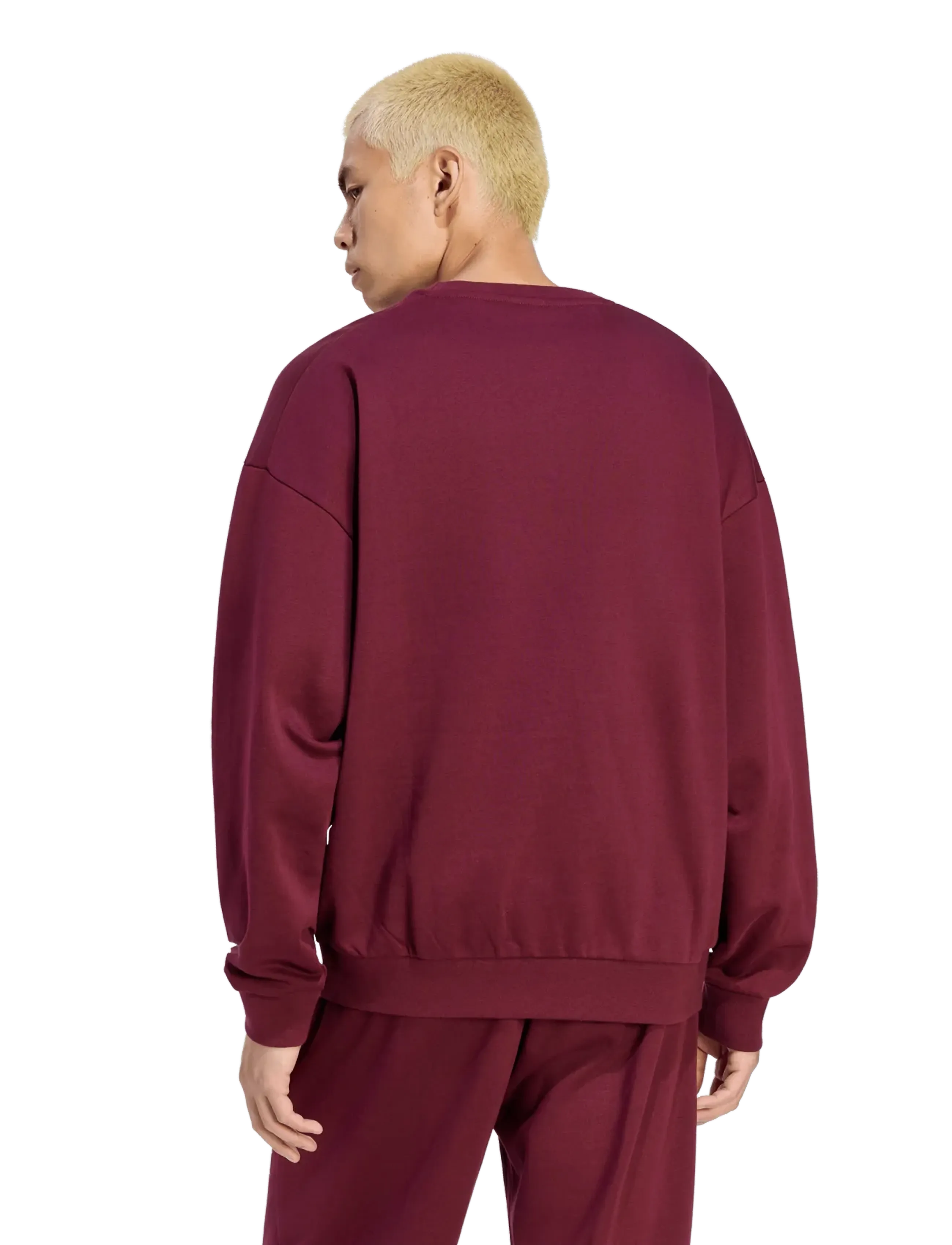 adidas Sportswear - M COLL FL CRW - maroon/magmau - 5
