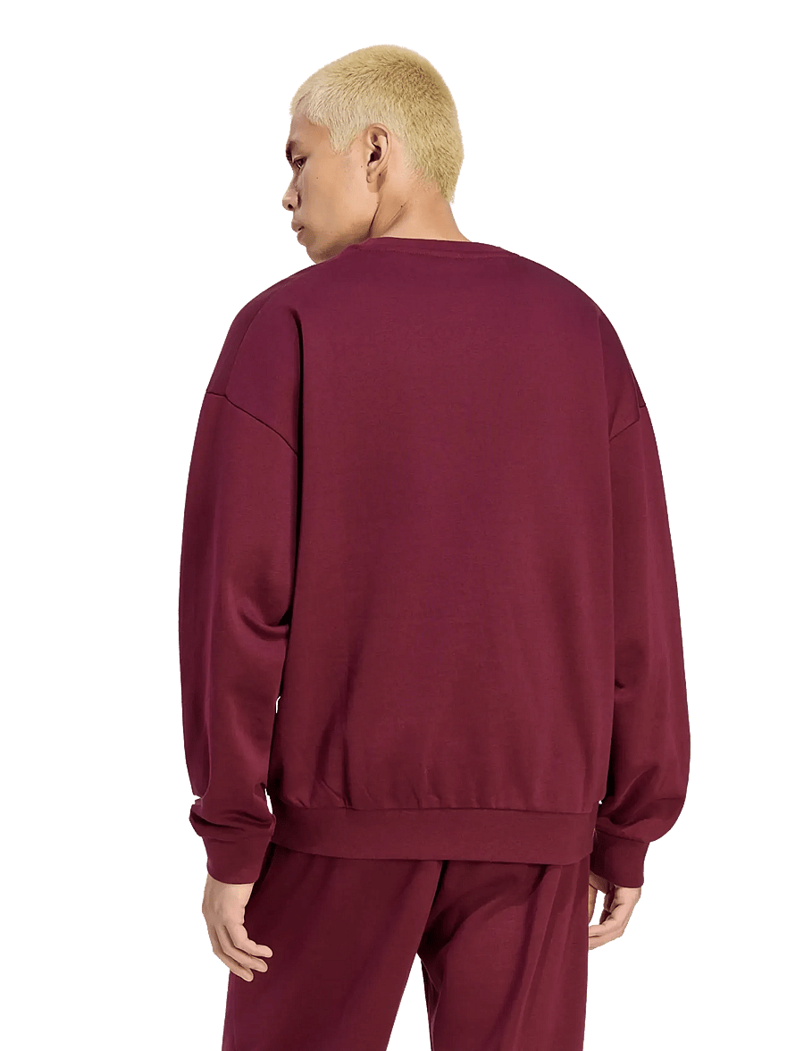 adidas Sportswear - M COLL FL CRW - alussärgid - maroon/magmau - 5