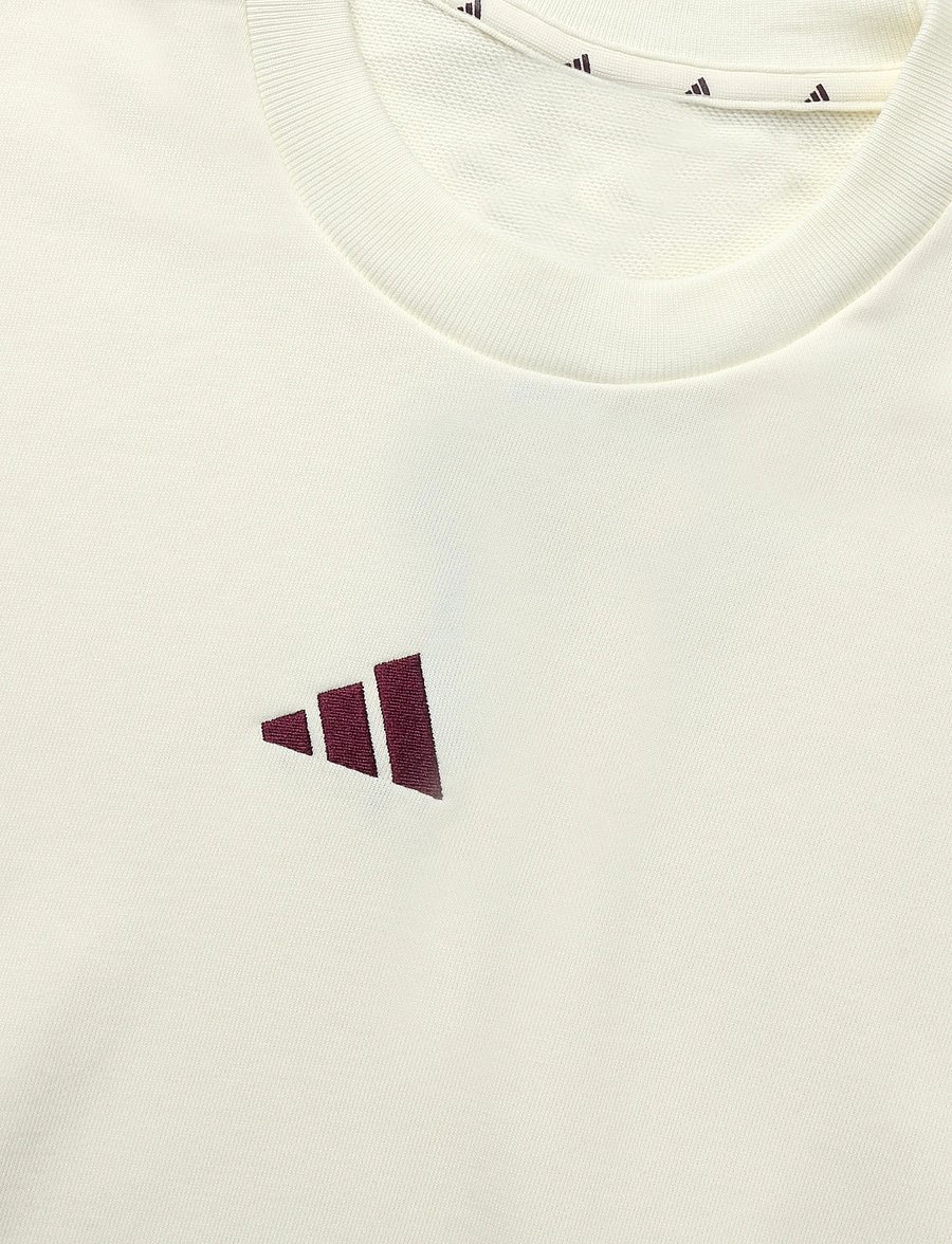 adidas Sportswear - W 3S FT SWT - Överdelar - ivory/maroon - 2
