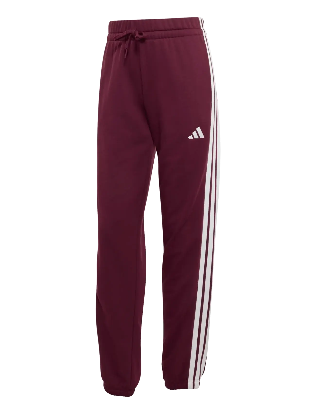 adidas Sportswear W 3S FT CF PT - Kläder - MAROON/WHITE / burgundy