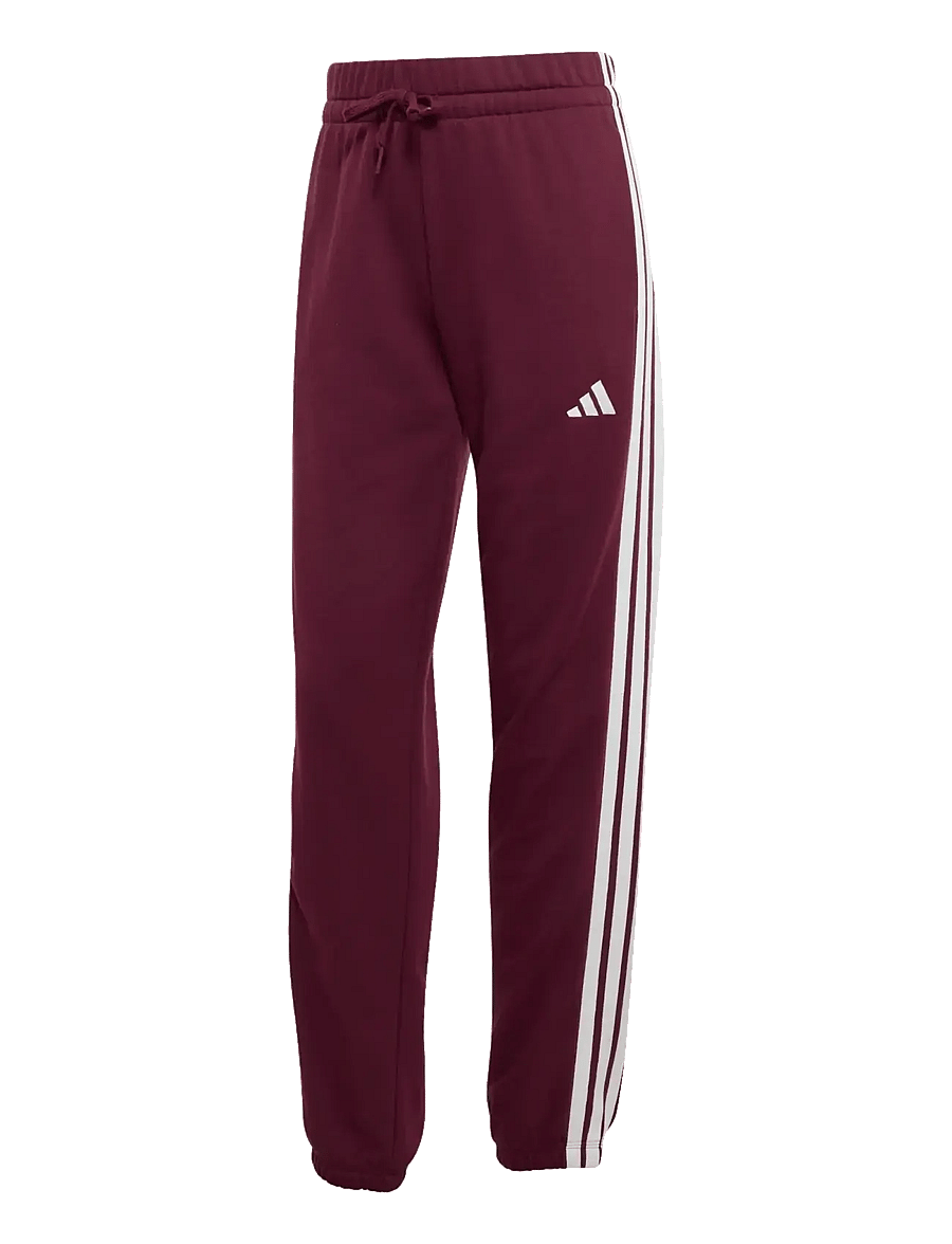adidas Sportswear - W 3S FT CF PT - joggingbukser - maroon/white - 0