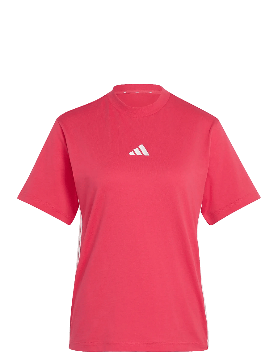 adidas Sportswear - W 3S SJ T - t-shirts - powpnk/white - 1