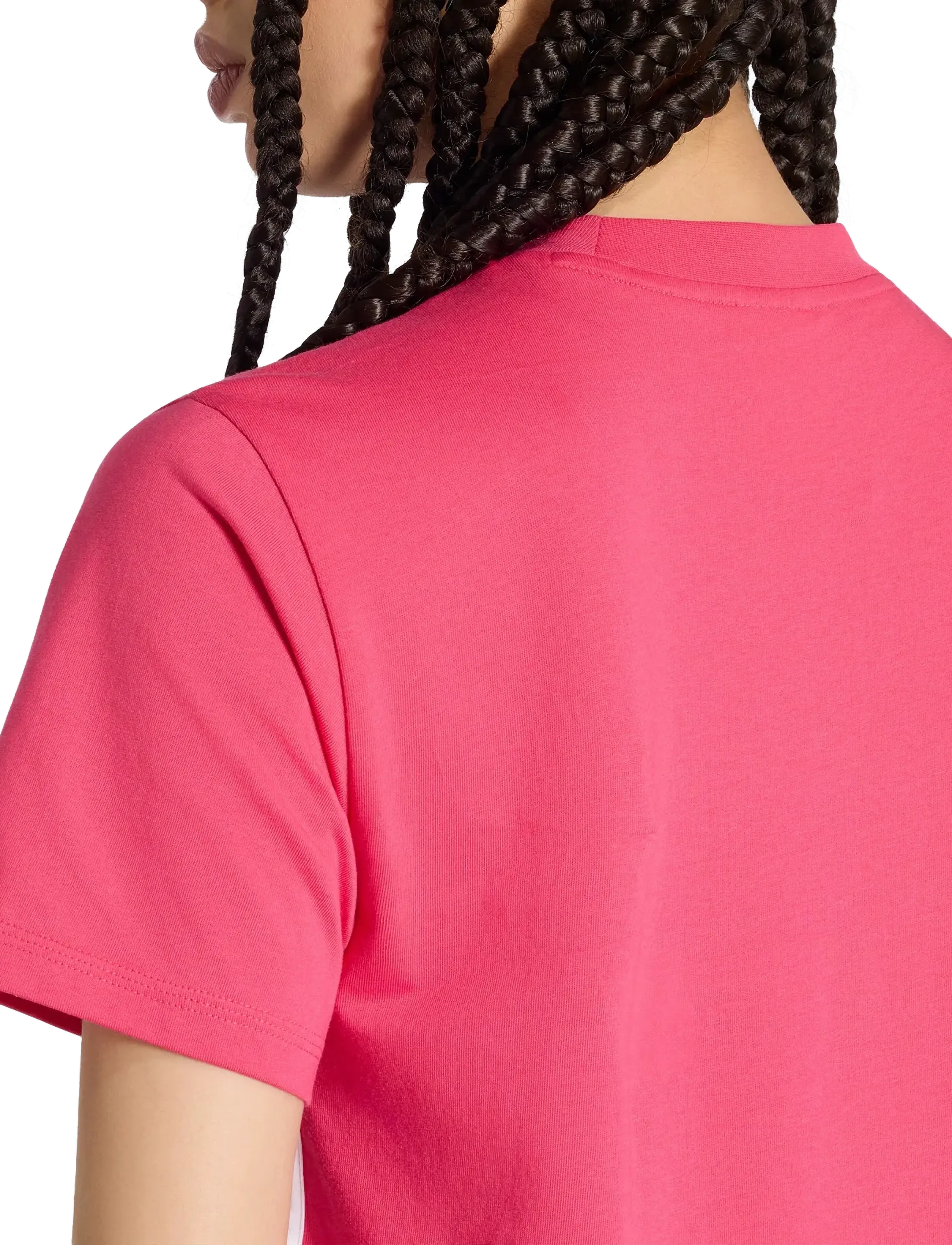 adidas Sportswear - W 3S SJ T - t-shirts - powpnk/white - 5