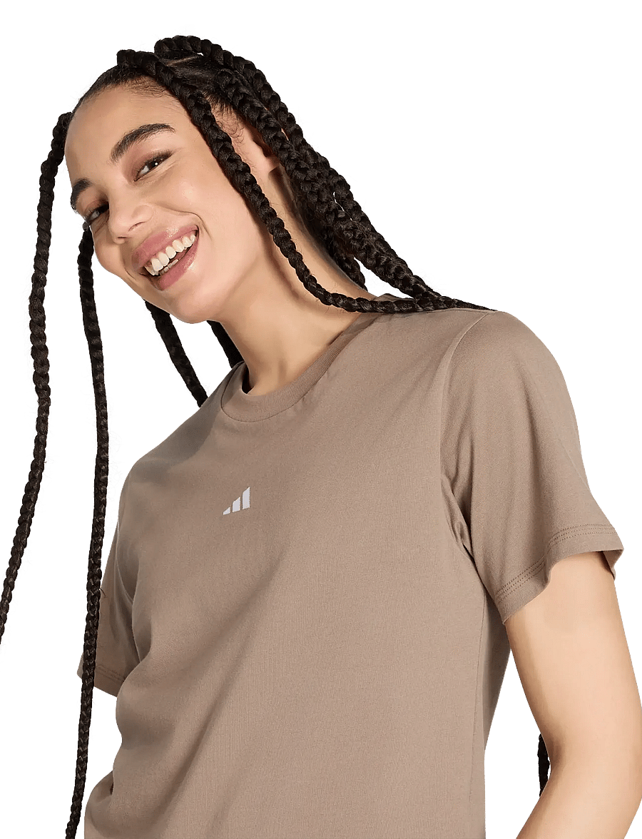 adidas Sportswear - W 3S SJ T - alussärgid ja t-särgid - khasix/white - 2