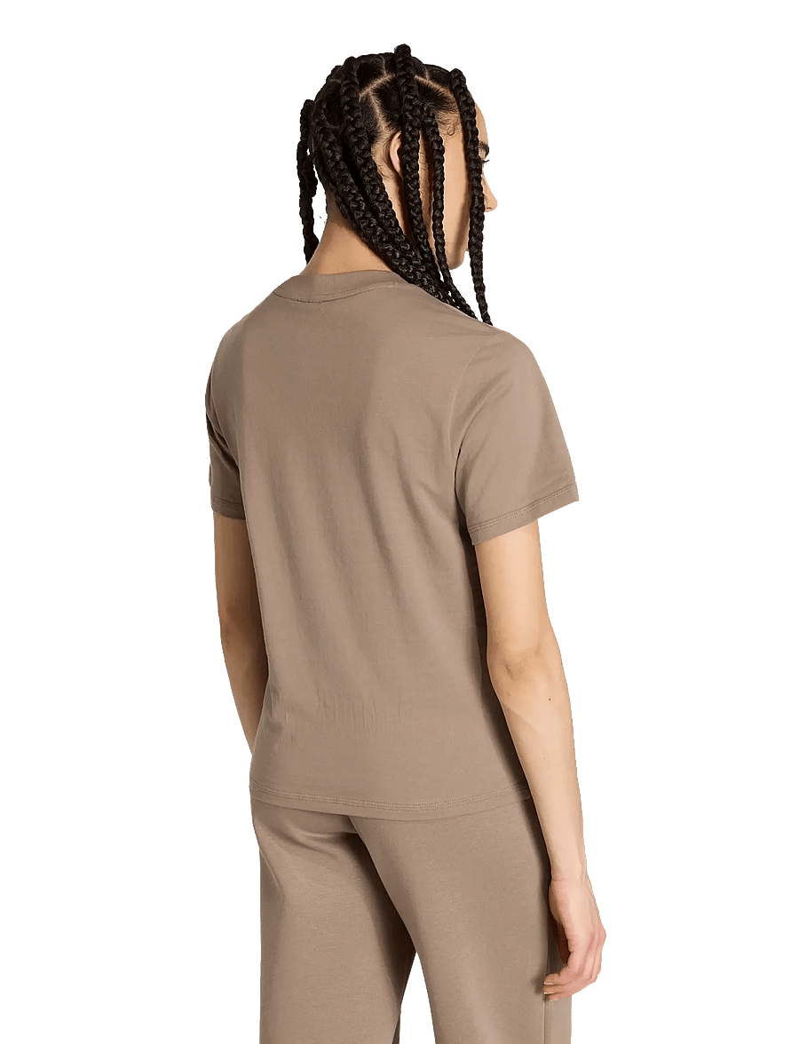 adidas Sportswear - W 3S SJ T - alussärgid ja t-särgid - khasix/white - 4