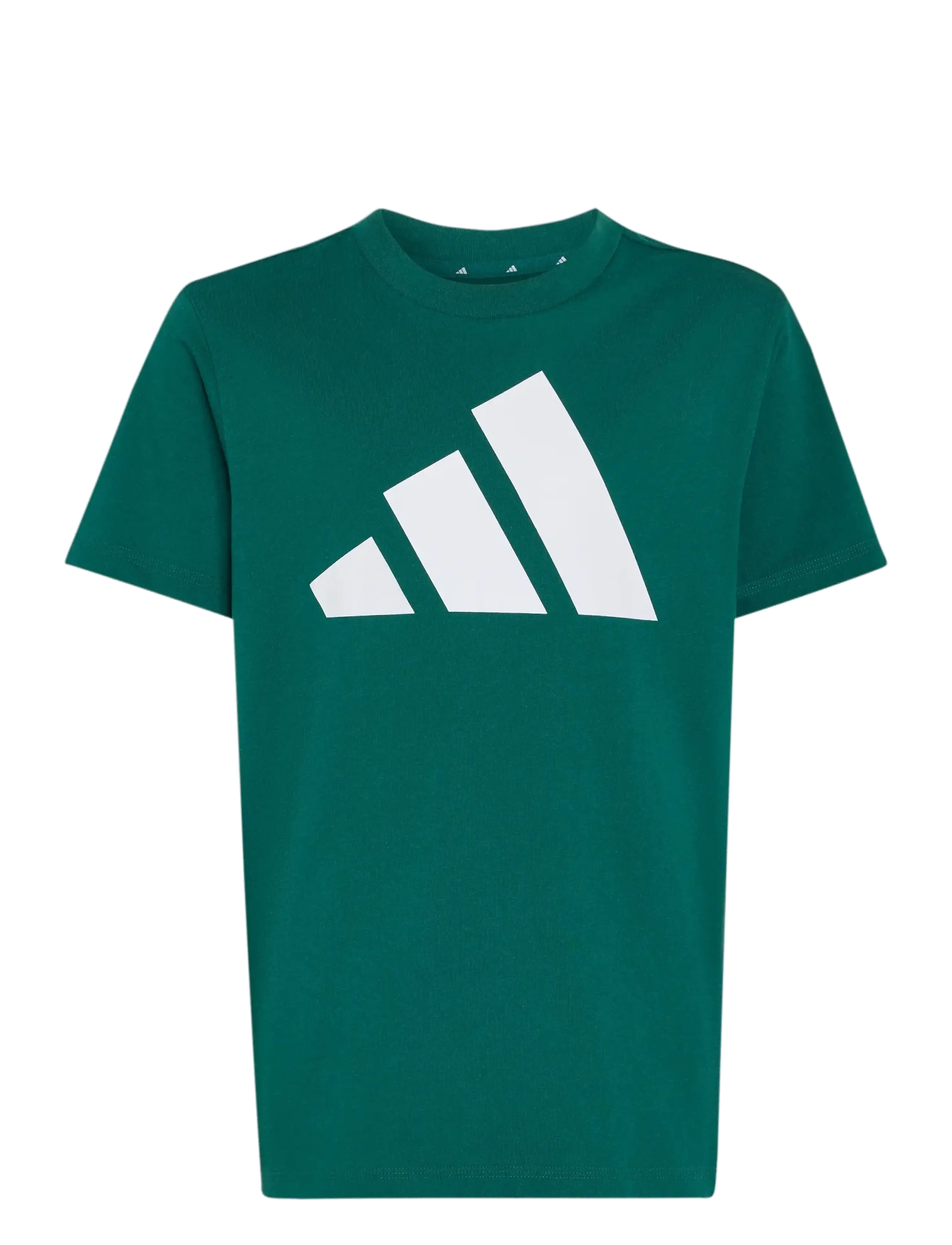 adidas Sportswear J BL TEE 160 - Clothing - CGREEN/WHITE / green