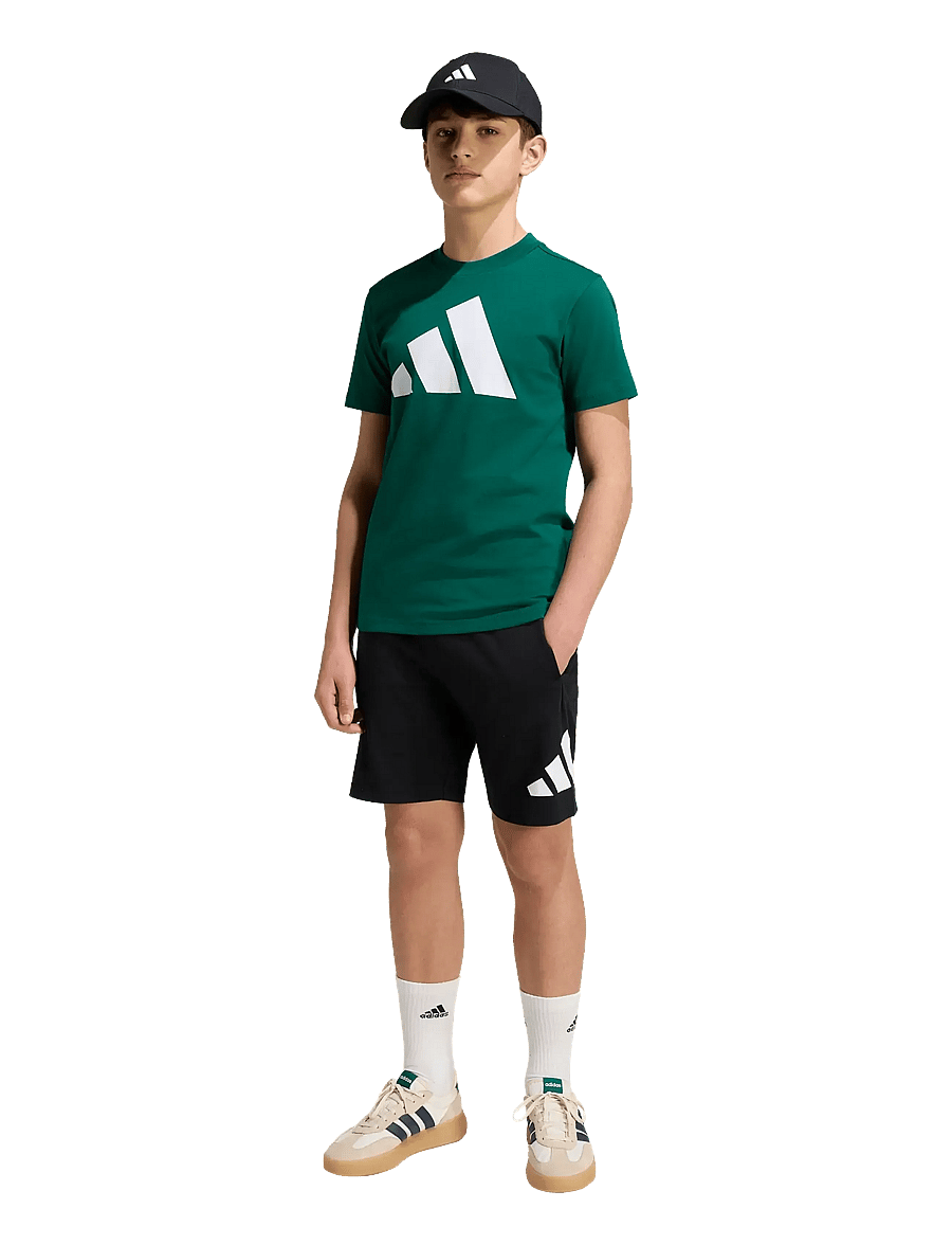 adidas Sportswear - J BL TEE 160 - sportoberteile - cgreen/white - 2