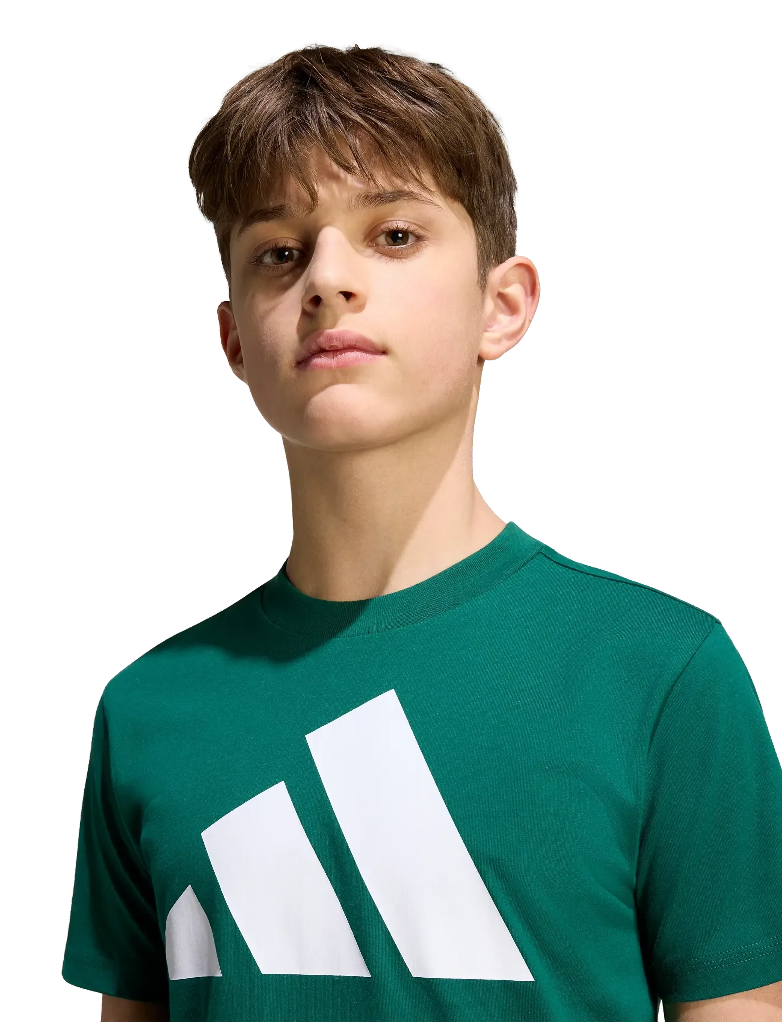 adidas Sportswear - J BL TEE 160 - spordisärgid - cgreen/white - 3
